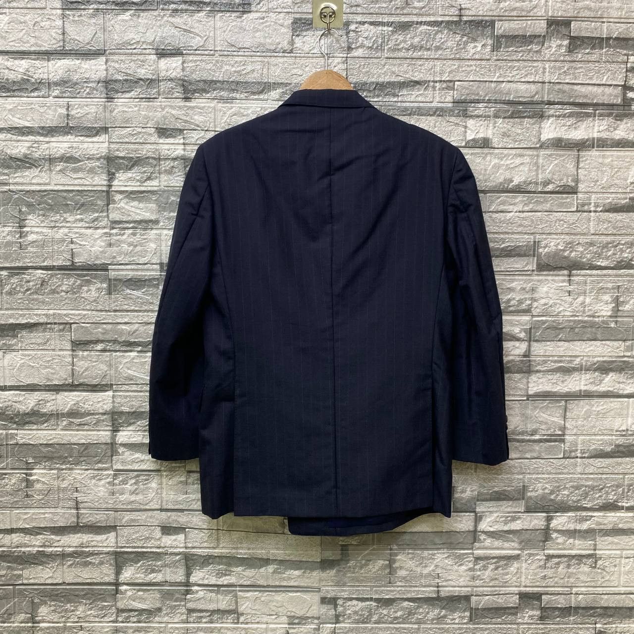 Burberry BURBERRY JAPAN PINSTRIPED DOUBLE BREASTED Size US M / EU 48-50 / 2 - 2 Thumbnail