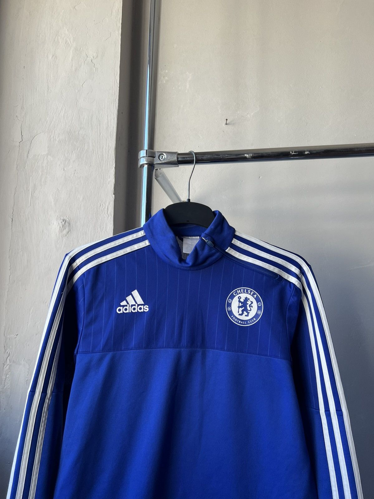 Adidas 2015 CHELSEA FC TRAINING ADIDAS SOCCER FOOTBALL LONG SLEEVE Size US S / EU 44-46 / 1 - 3 Thumbnail