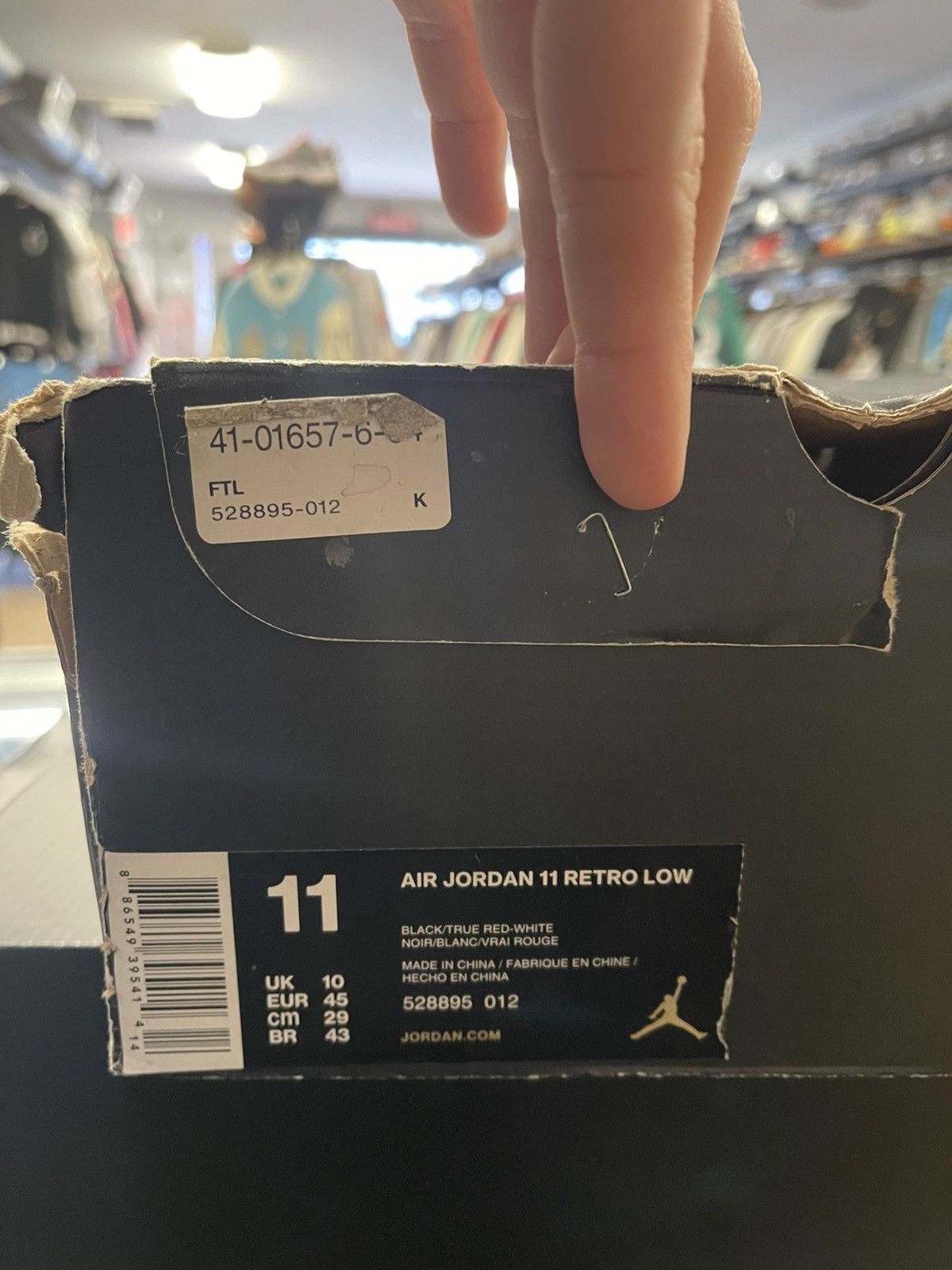 Jordan Brand Size 11 - Jordan 11 Bred Low Top OG 2015 Size US 11 / EU 44 - 11 Thumbnail