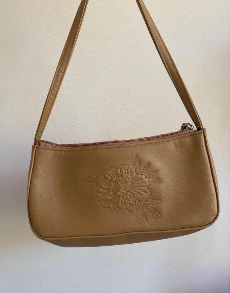 Vintage Vintage flower shoulder bag beige Size ONE SIZE - 2 Thumbnail