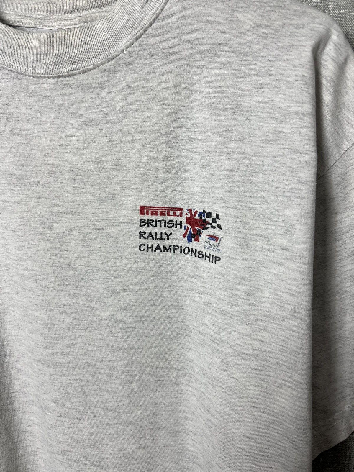 Pirelli Vintage 90s Pirelli British Rally Championship MSA Tee Size US L / EU 52-54 / 3 - 13 Thumbnail