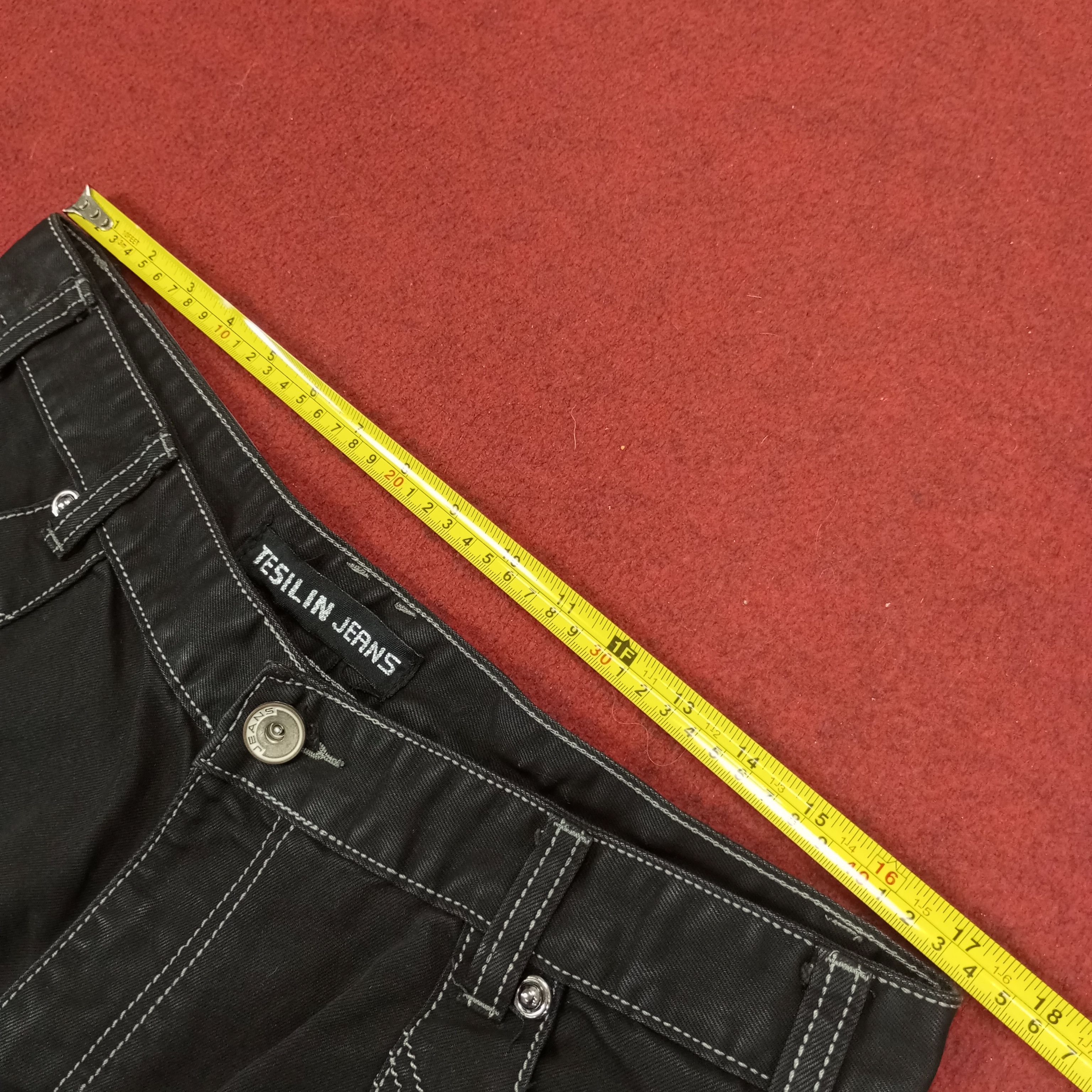 Vintage Tesilin Jeans Fashion Rock Punk Cargo Style Jeans Size US 35 - 7 Thumbnail