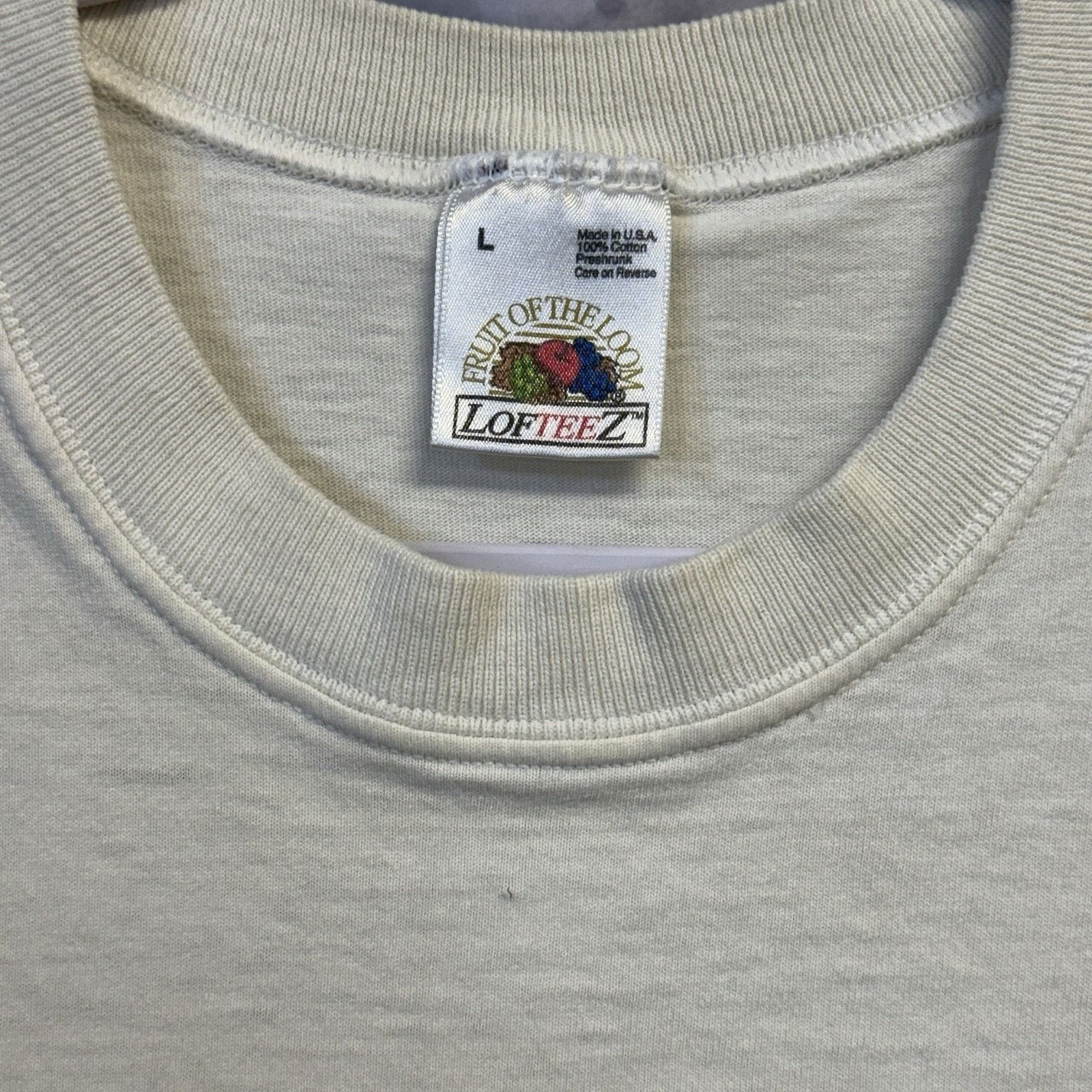 Vintage Vintage 90s Bingo Cigar T Shirt Mens Large White Single Stit Size US L / EU 52-54 / 3 - 5 Thumbnail