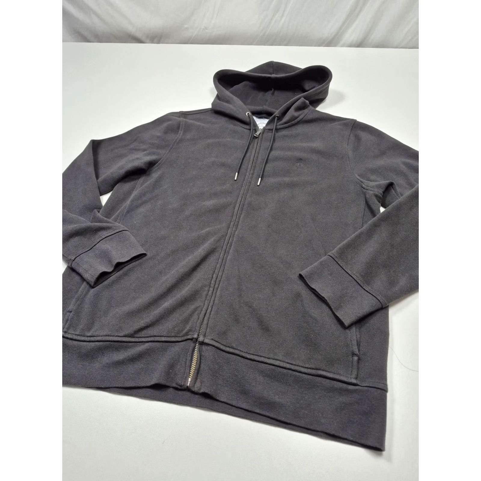 Brooks Brothers Brooks Brothers Hoodie Mens M Gray Full Zip Knit Sweatshirt Size US M / EU 48-50 / 2 - 2 Thumbnail