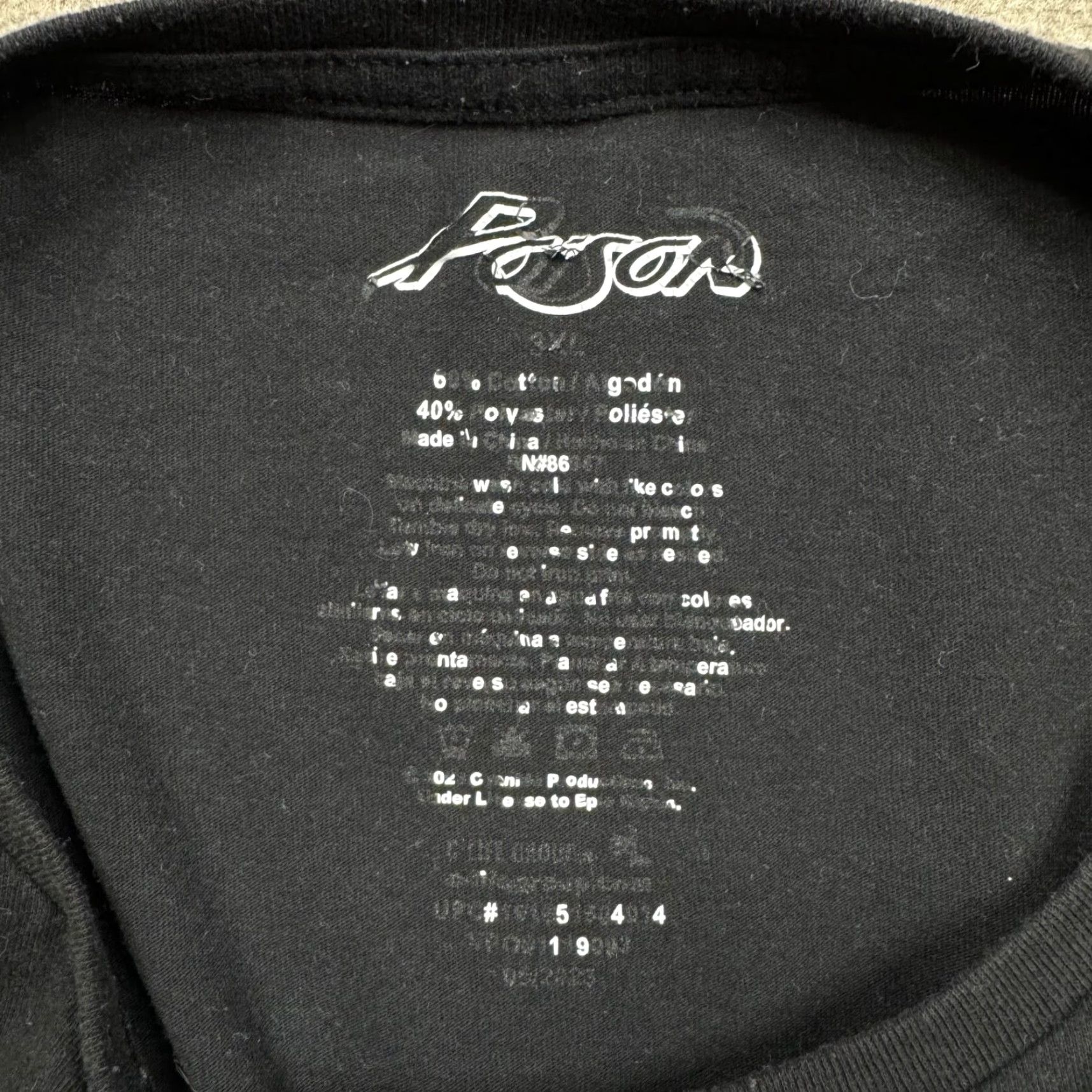Vintage VINTAGE Poison Graphic T Shirt? Size XXL / US 16-18 / IT 52-54 - 2 Thumbnail
