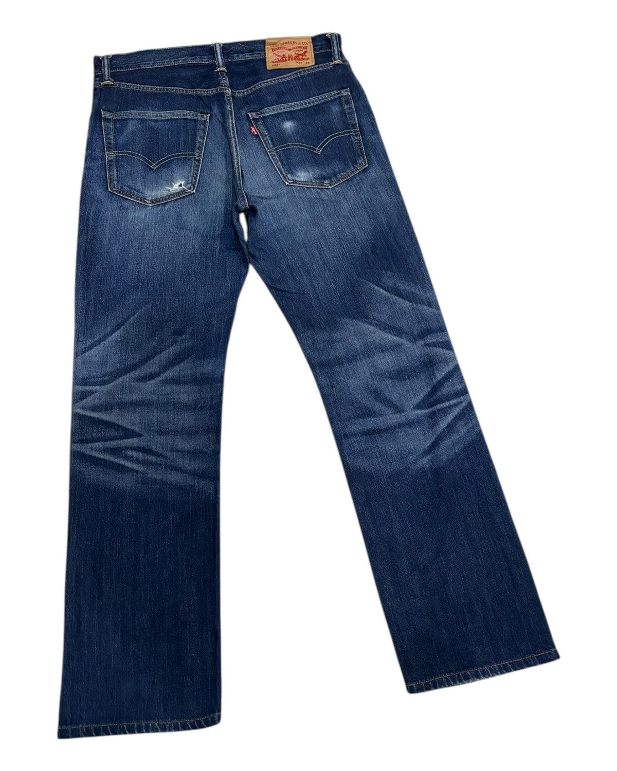 Levi's × Undercover Vintage Levis 502 Blue Faded Distressed Denim Jean Size US 33 - 3 Thumbnail