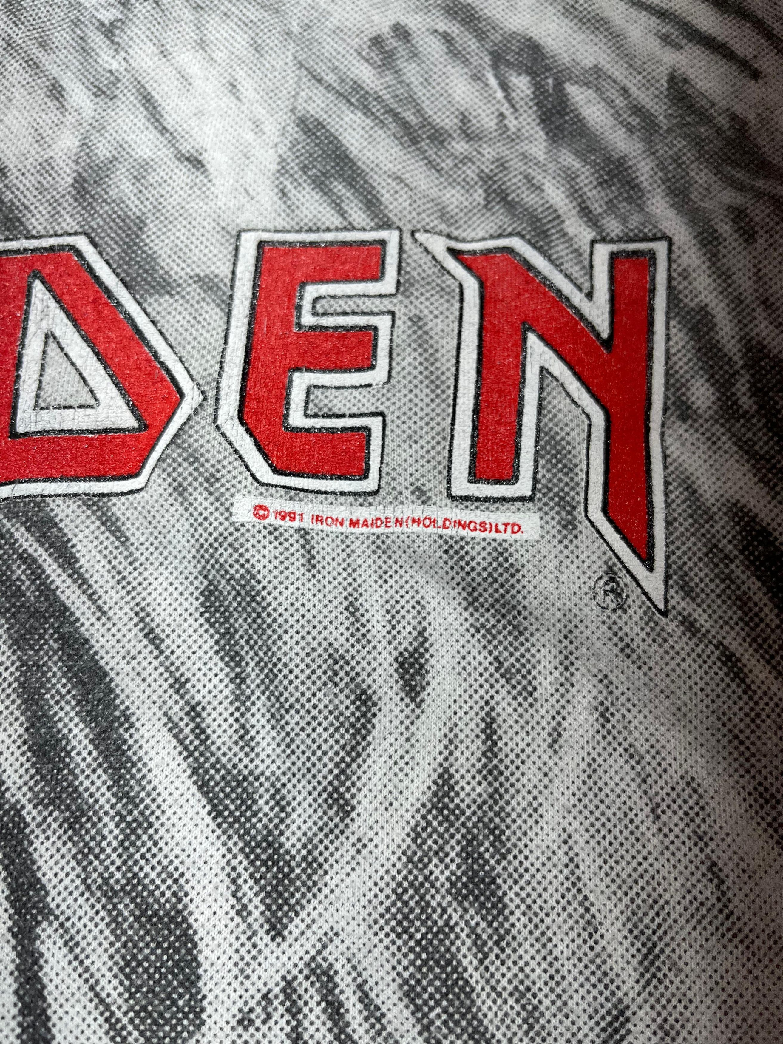Iron Maiden Vintage 1991 Iron Maiden AOP T-Shirt Size US XL / EU 56 / 4 - 3 Thumbnail
