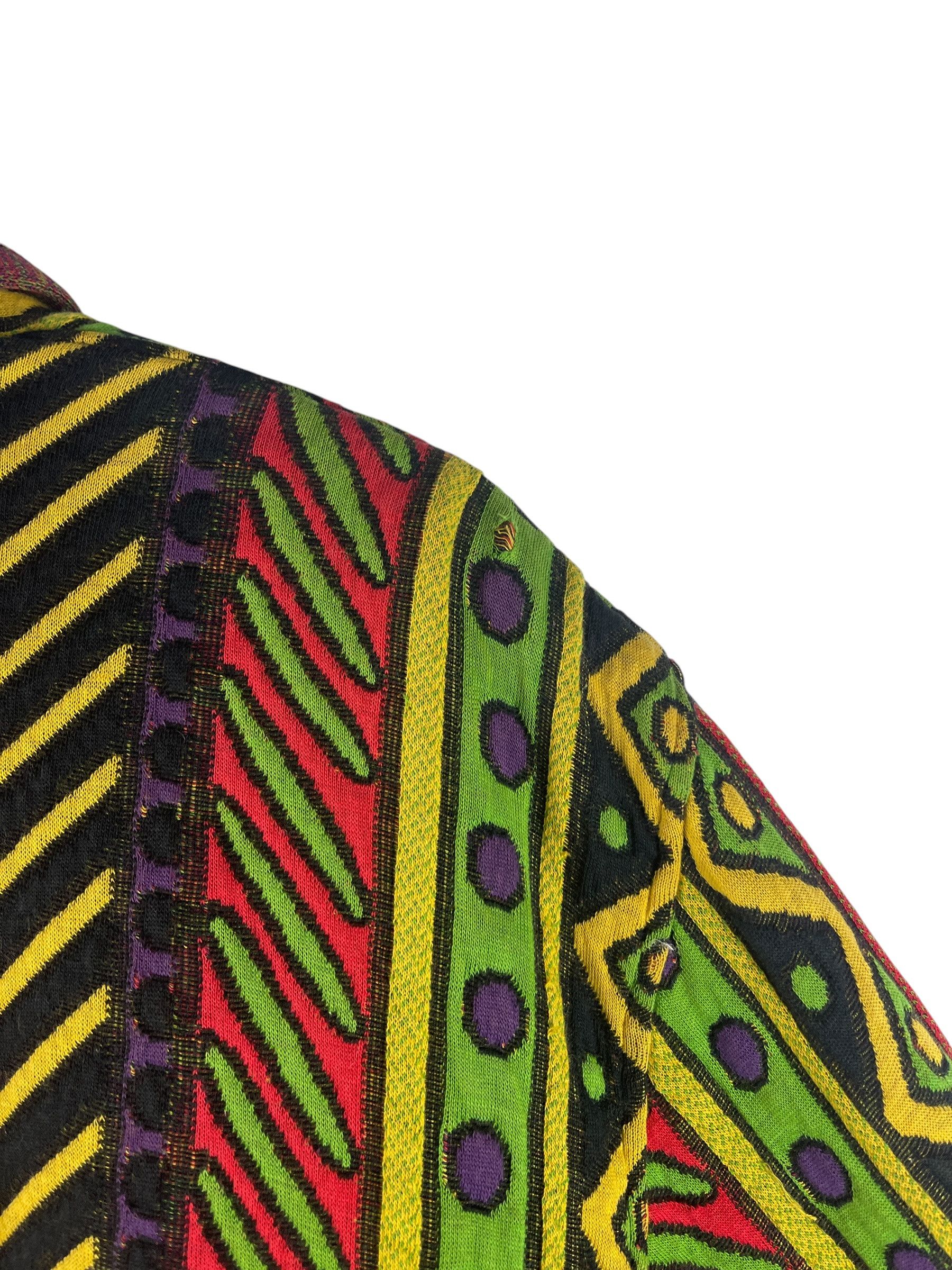 Missoni Missoni Intimo Multicolor Tribal Jacquard Knit Cardigan Size L / US 10 / IT 46 - 15 Thumbnail