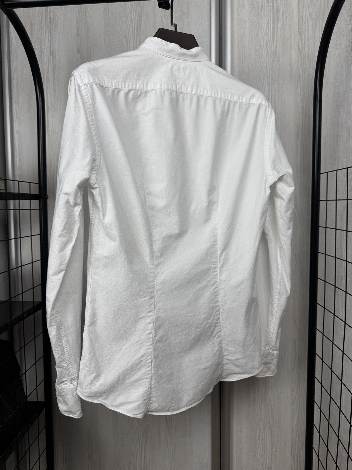 Suitsupply Suitsupply white half button collarless slim fit shirt Size US M / EU 48-50 / 2 - 8 Thumbnail