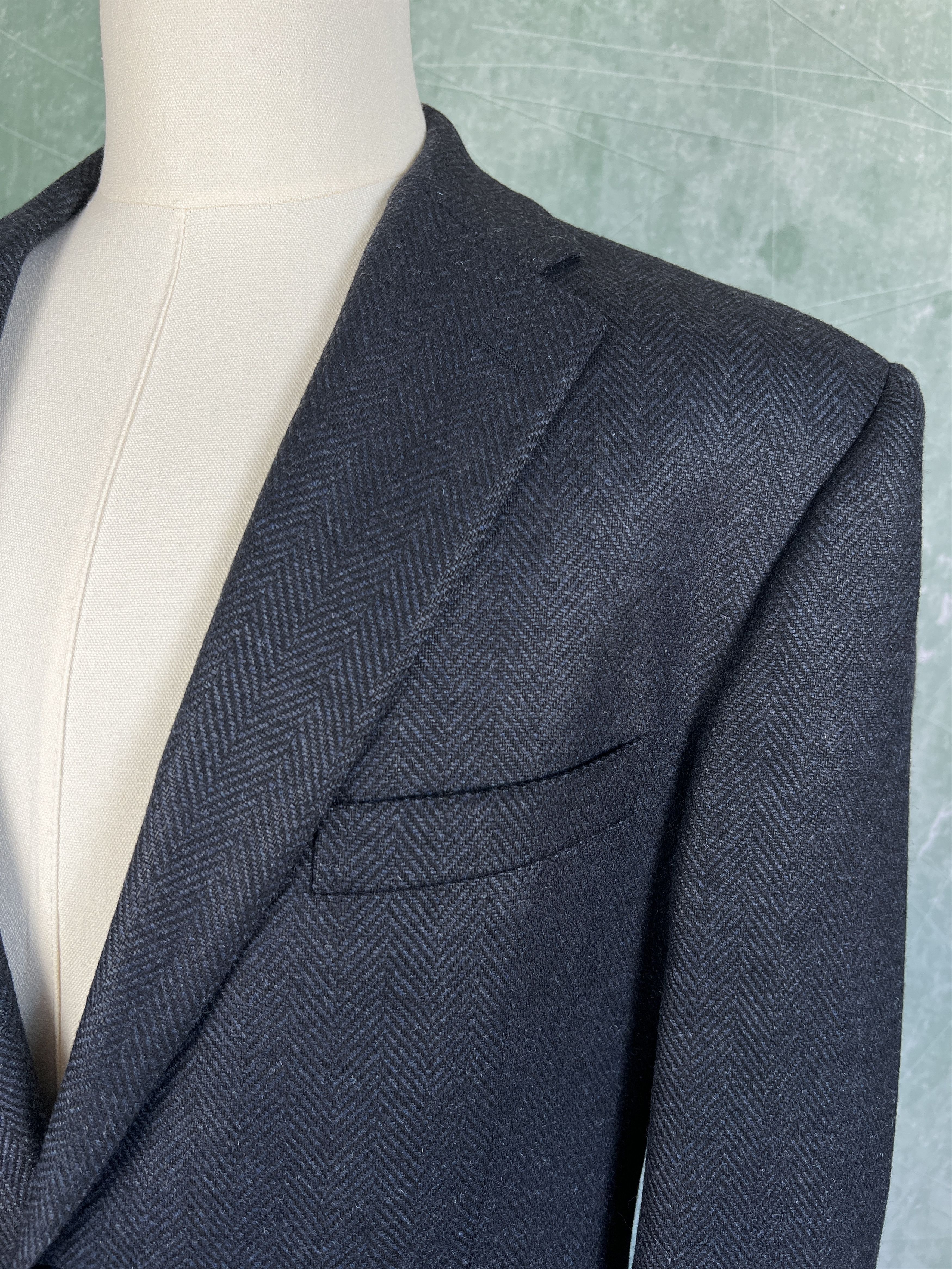 Versace Versace Collection Wool Blazer Jacket Herringbone Size 56R Size 54R - 5 Thumbnail
