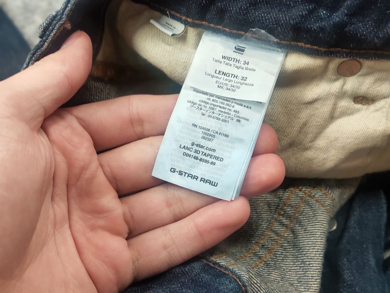 G-Star G Star Raw lanc 3d tapered Faded Denim Jeans Vintage LGB Size US 34 / EU 50 - 18 Thumbnail