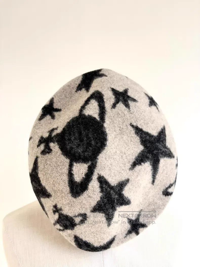 Vivienne Westwood Vivienne Westwood Vintage beige star Saturn beret Size ONE SIZE - 3 Thumbnail