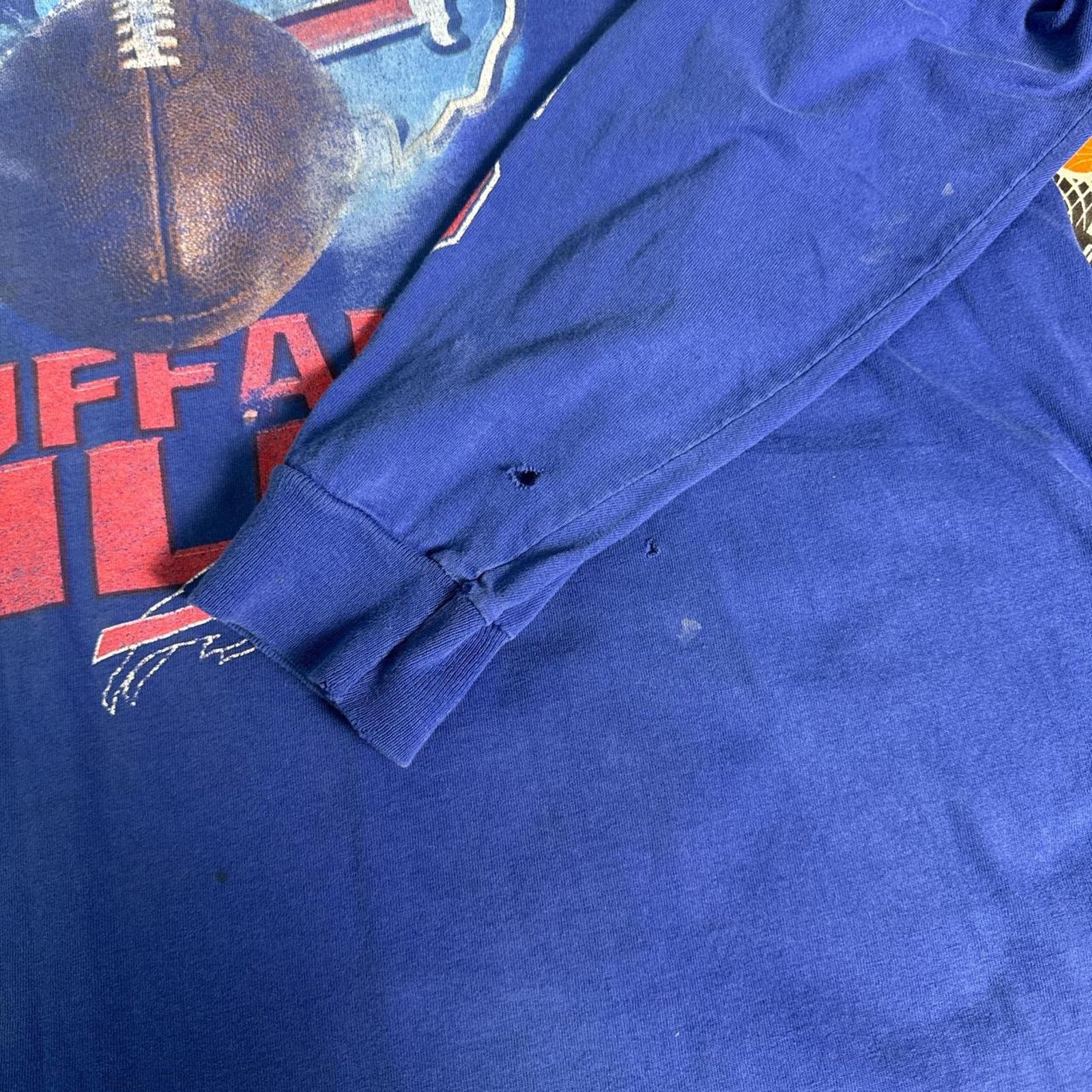 NFL × Vintage VTG Buffalo Bills NFL Super Bowl Mens Sz X-Large LS T-Shirt Size US XL / EU 56 / 4 - 4 Thumbnail