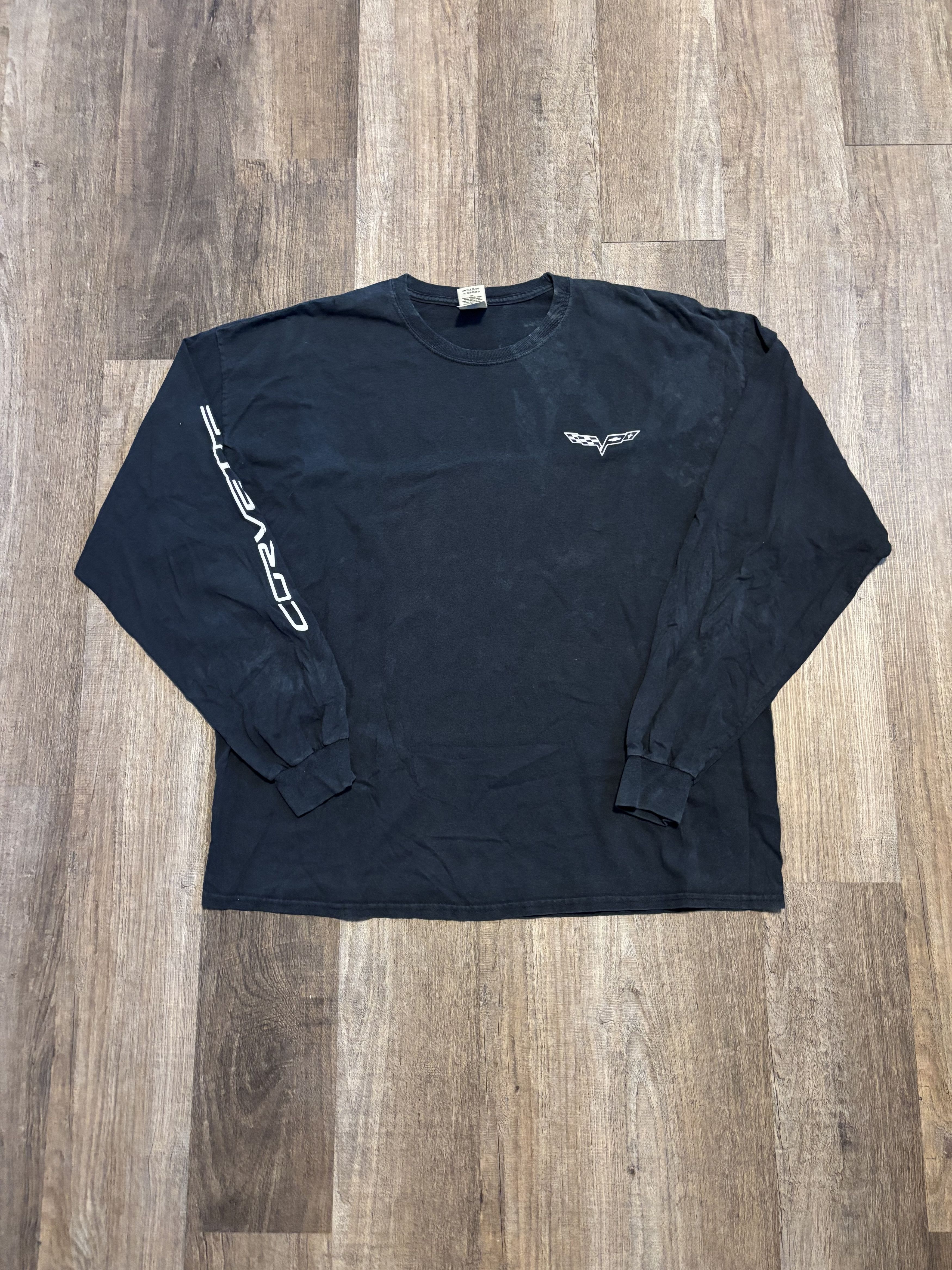 Chevrolet Corvette Long Sleeve Logo Tee Shirt Size US XXL / EU 58 / 5 - 1 Thumbnail