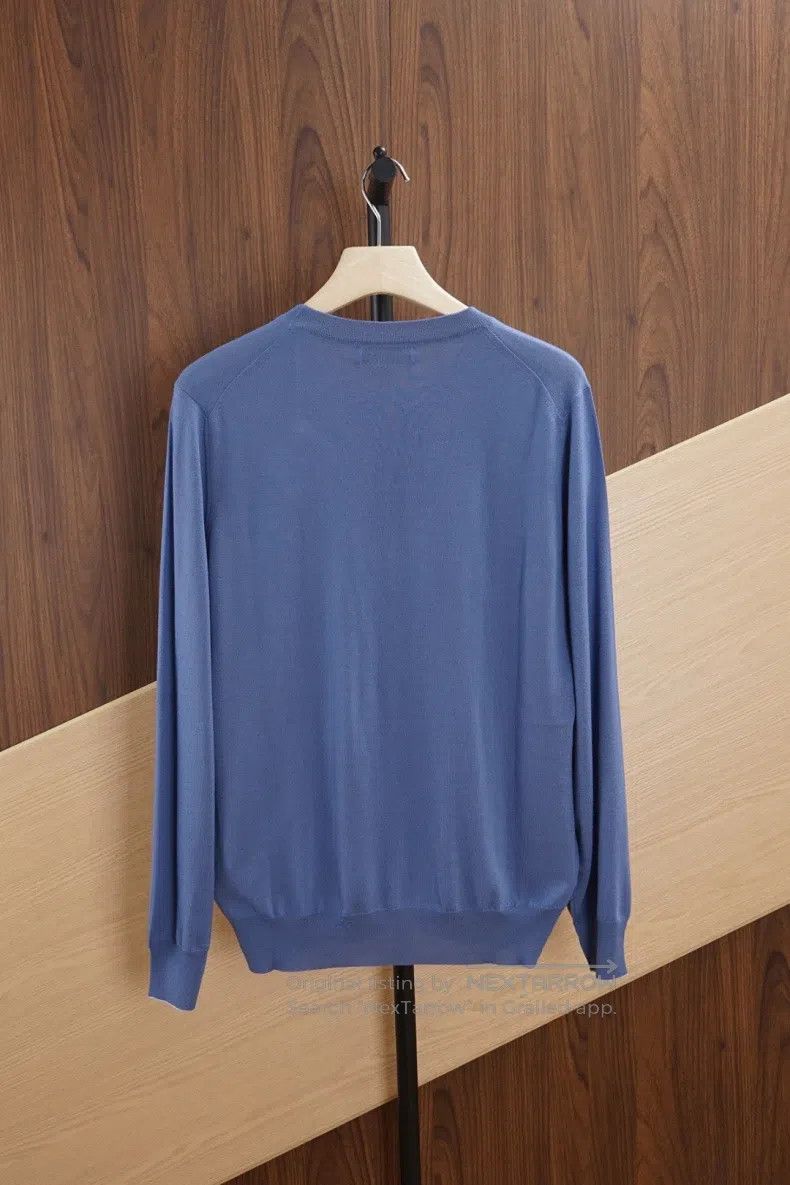 Brunello Cucinelli Brunello Cucinelli Wool cashmere knitted sweater Size US M / EU 48-50 / 2 - 2 Thumbnail