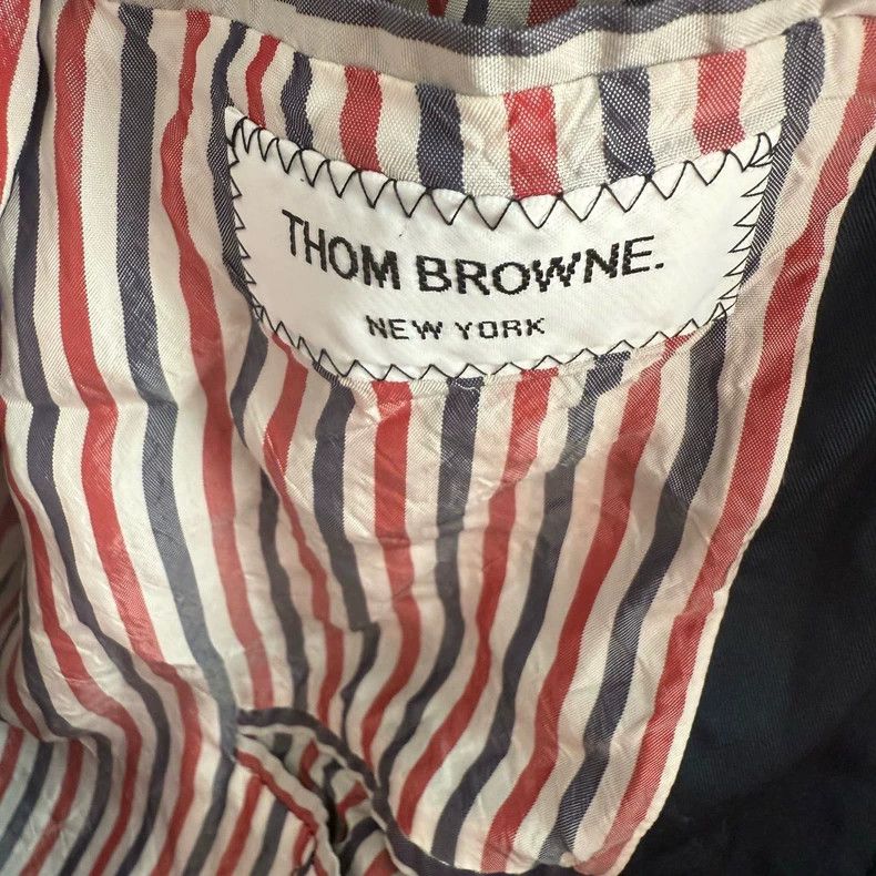 Thom Browne Thom Browne A windproof jacket with a hood Size US S / EU 44-46 / 1 - 2 Thumbnail