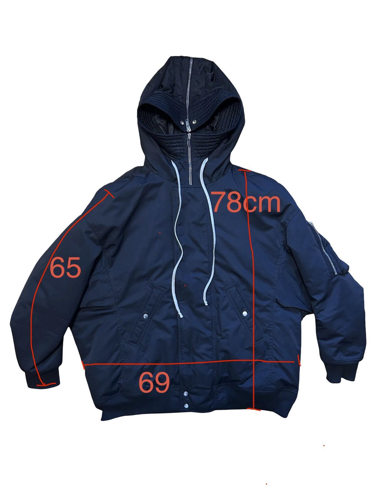 Rick Owens Drkshdw Rick Owens DRKSHDW hooded bomber jacket Size US L / EU 52-54 / 3 - 2 Thumbnail