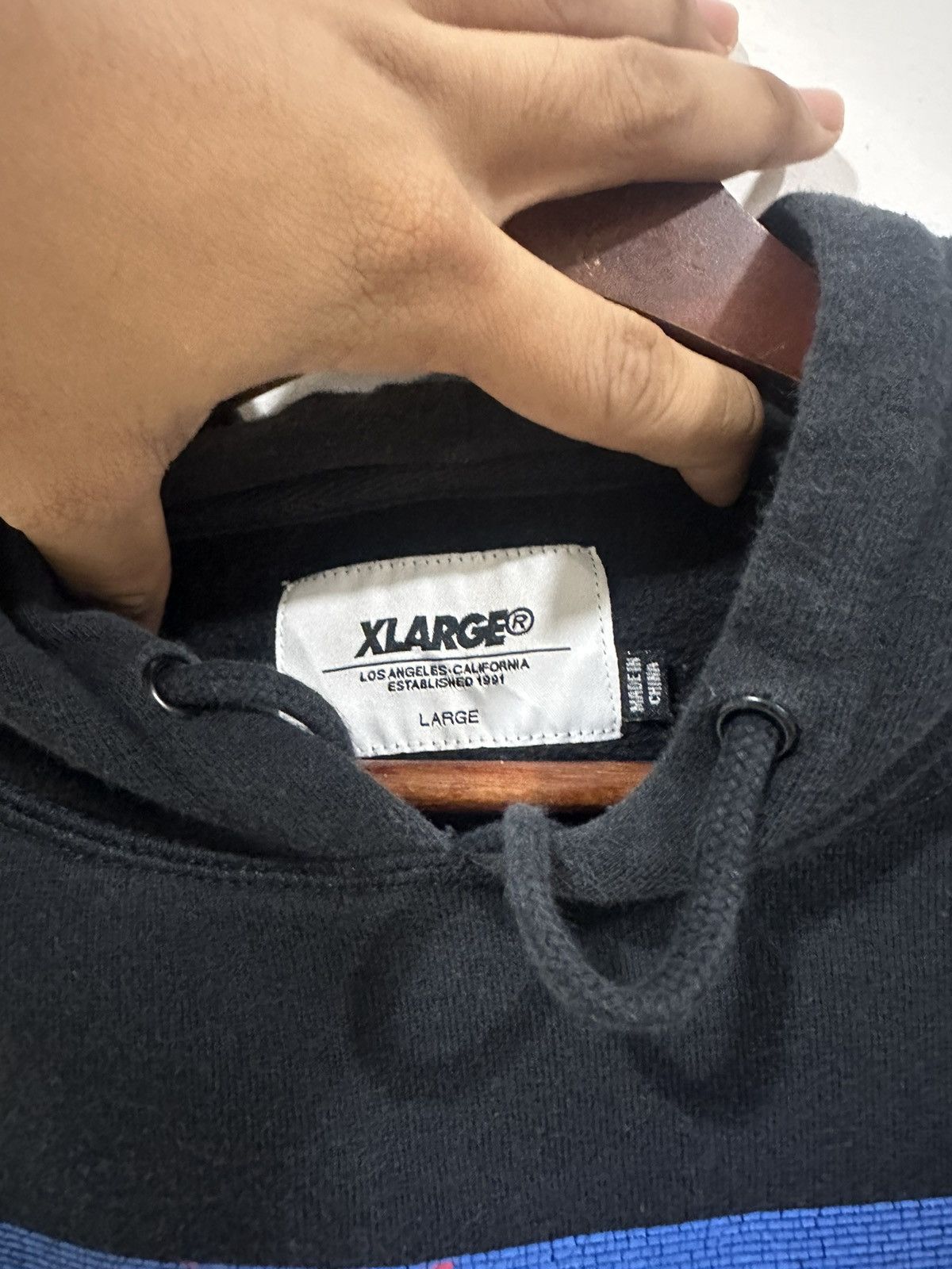 Vintage × Xlarge Vintage XLarge Pullover Hoodie Size US XL / EU 56 / 4 - 3 Thumbnail