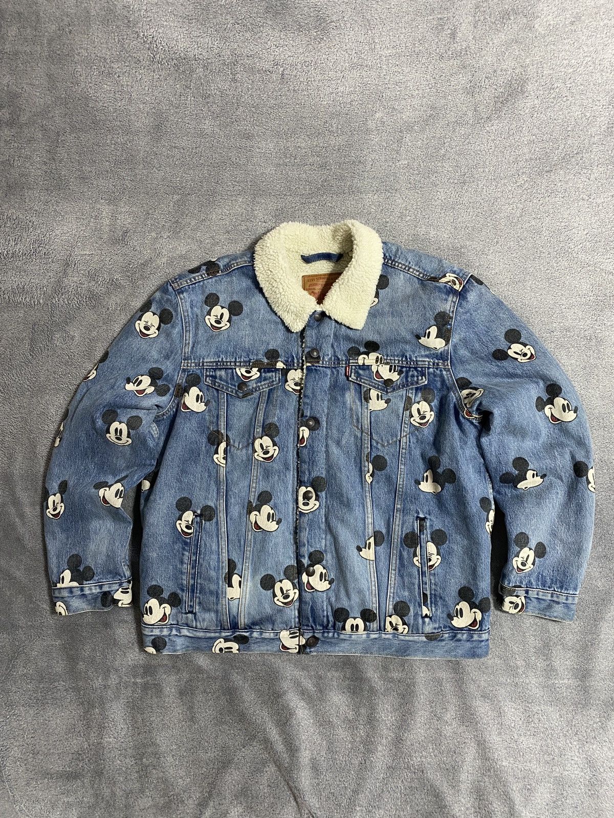 Levi's Levis x Disney mickey mouse 501 Sherpa Jacket limited edit Size US L / EU 52-54 / 3 - 1 Thumbnail