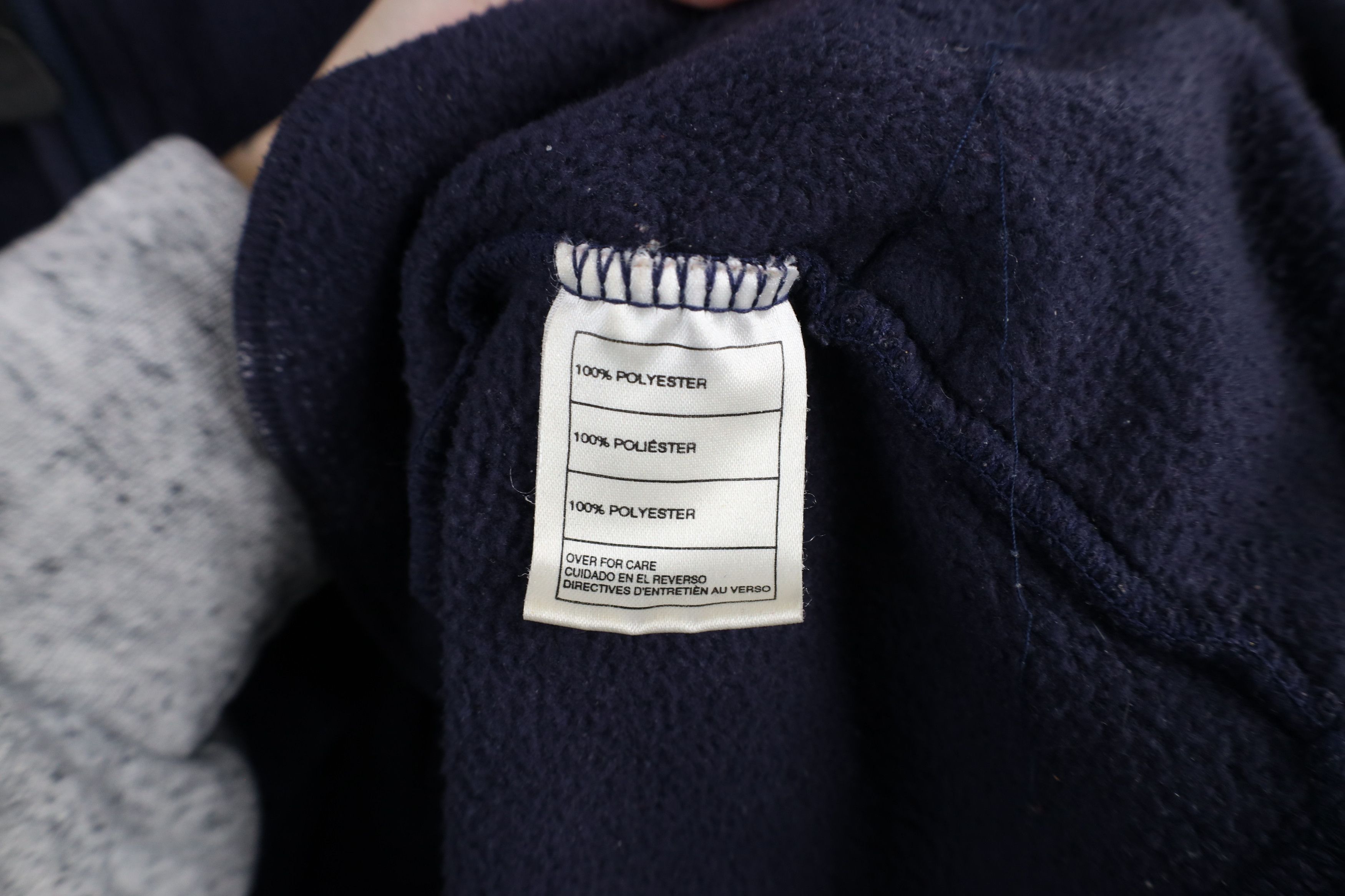 Vintage Vintage 90s Dame University Half Zip Fleece Pullover Sweater Size US XL / EU 56 / 4 - 11 Thumbnail