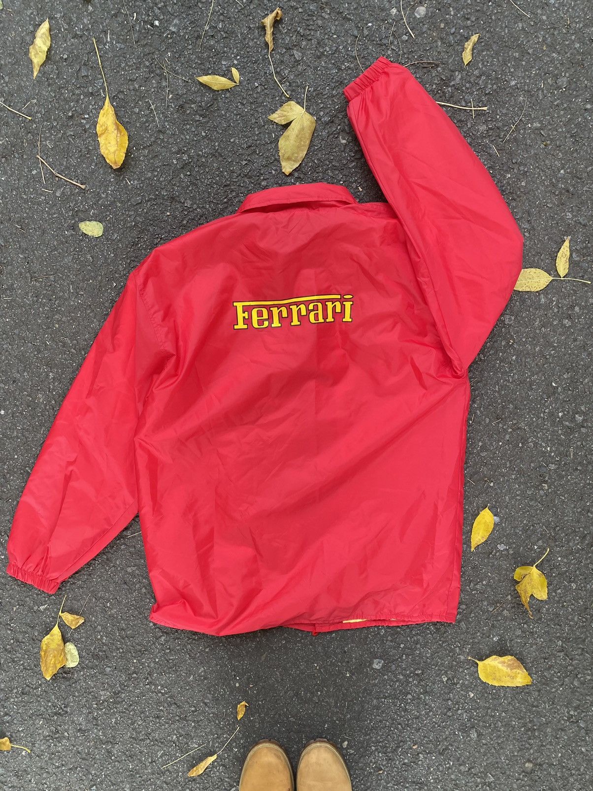 Ferrari 90’ Vintage Ferrari Coach Coat Jacket Rainjacket Size US XL / EU 56 / 4 - 1 Thumbnail