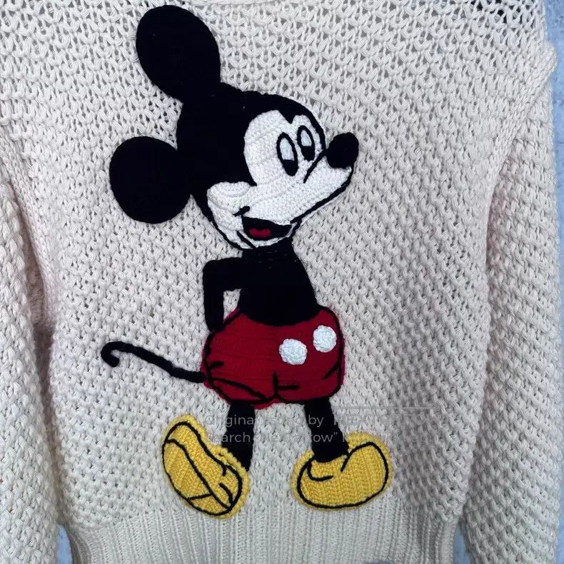 Gucci Gucci Mickey Mouse Knitwear Sweater Long-sleeved Pullover Size XS / US 0-2 / IT 36-38 - 3 Thumbnail