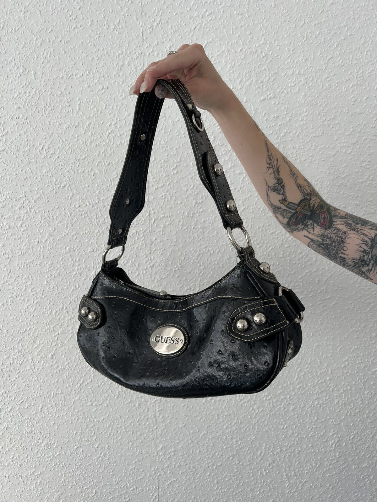 Guess × Vintage Guess vintage buckle bag baguette y2k | Grailed