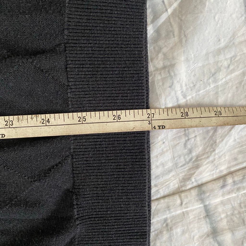 Van Heusen VanHeusen men XXL v-neck sweater vest black Size US XXL / EU 58 / 5 - 8 Thumbnail