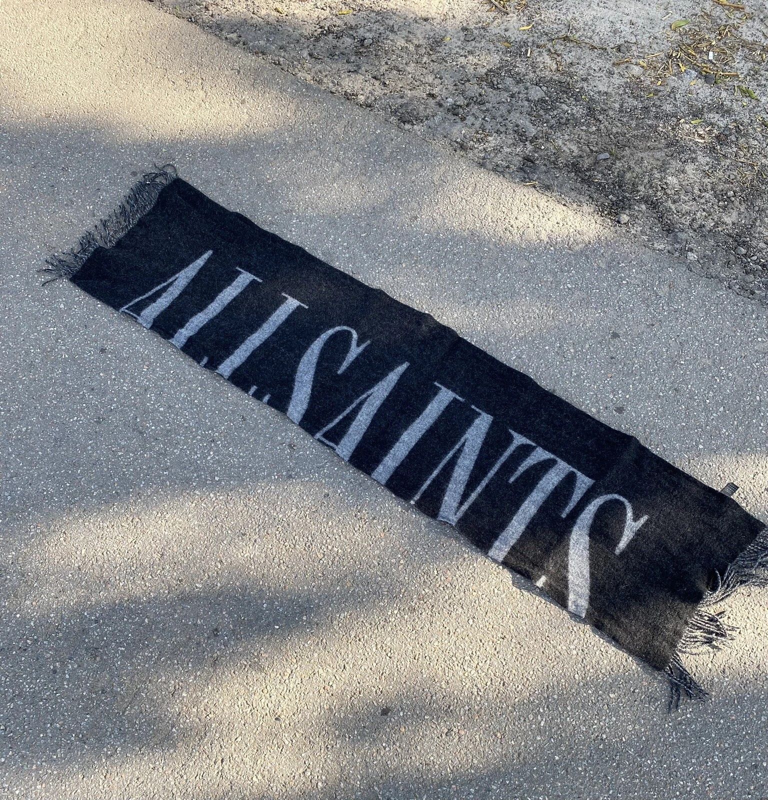 Allsaints AllSaints Reversible Wool Blanket Scarf Women OS Size ONE SIZE - 1 Thumbnail