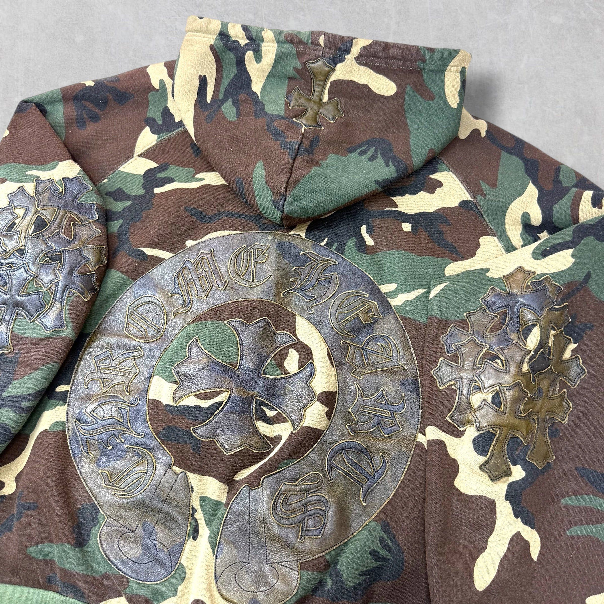 Chrome Hearts Vintage Chrome Hearts Camo Cross Thermal ZipUp XL Size US XL / EU 56 / 4 - 5 Thumbnail