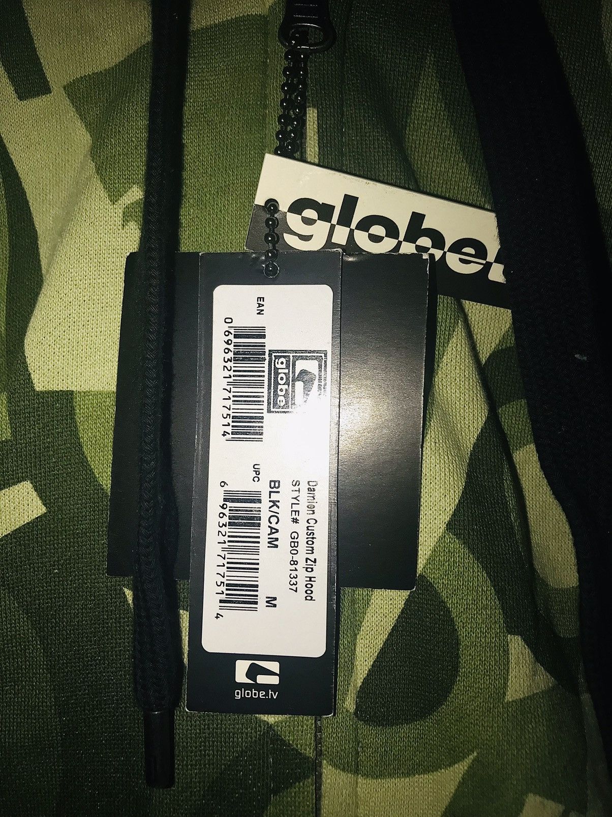 Globe Globe Full Zip Reversible Hoodie Mens Medium Size US M / EU 48-50 / 2 - 4 Thumbnail
