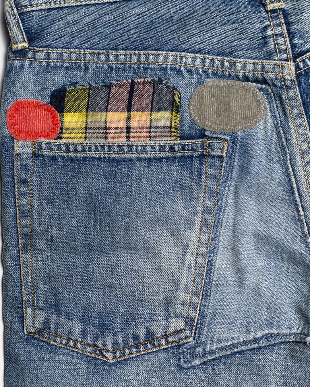 Visvim 03D8 PATCHWORK DENIM Size US 30 / EU 46 - 10 Thumbnail