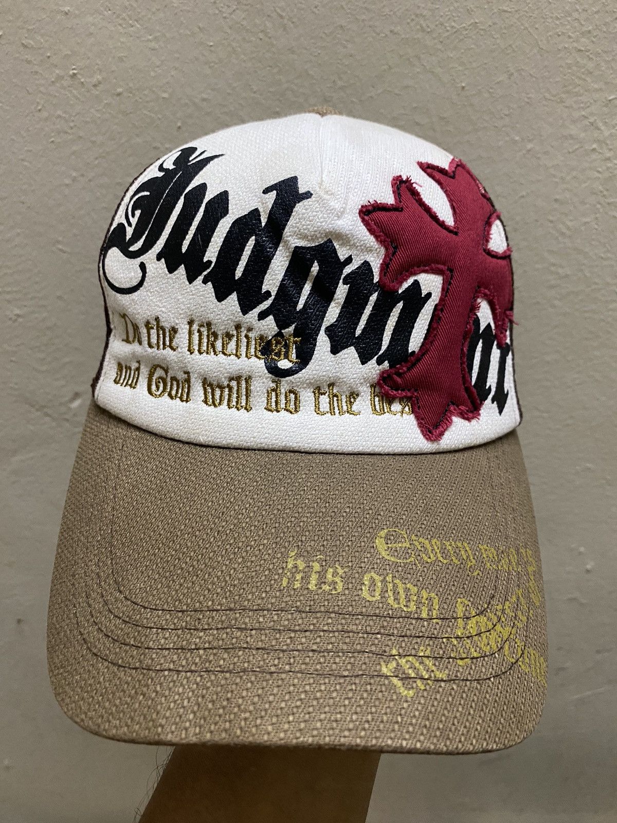 If Six Was Nine The Judgement Day Cross Poem Trucker Hat Size ONE SIZE - 2 Thumbnail