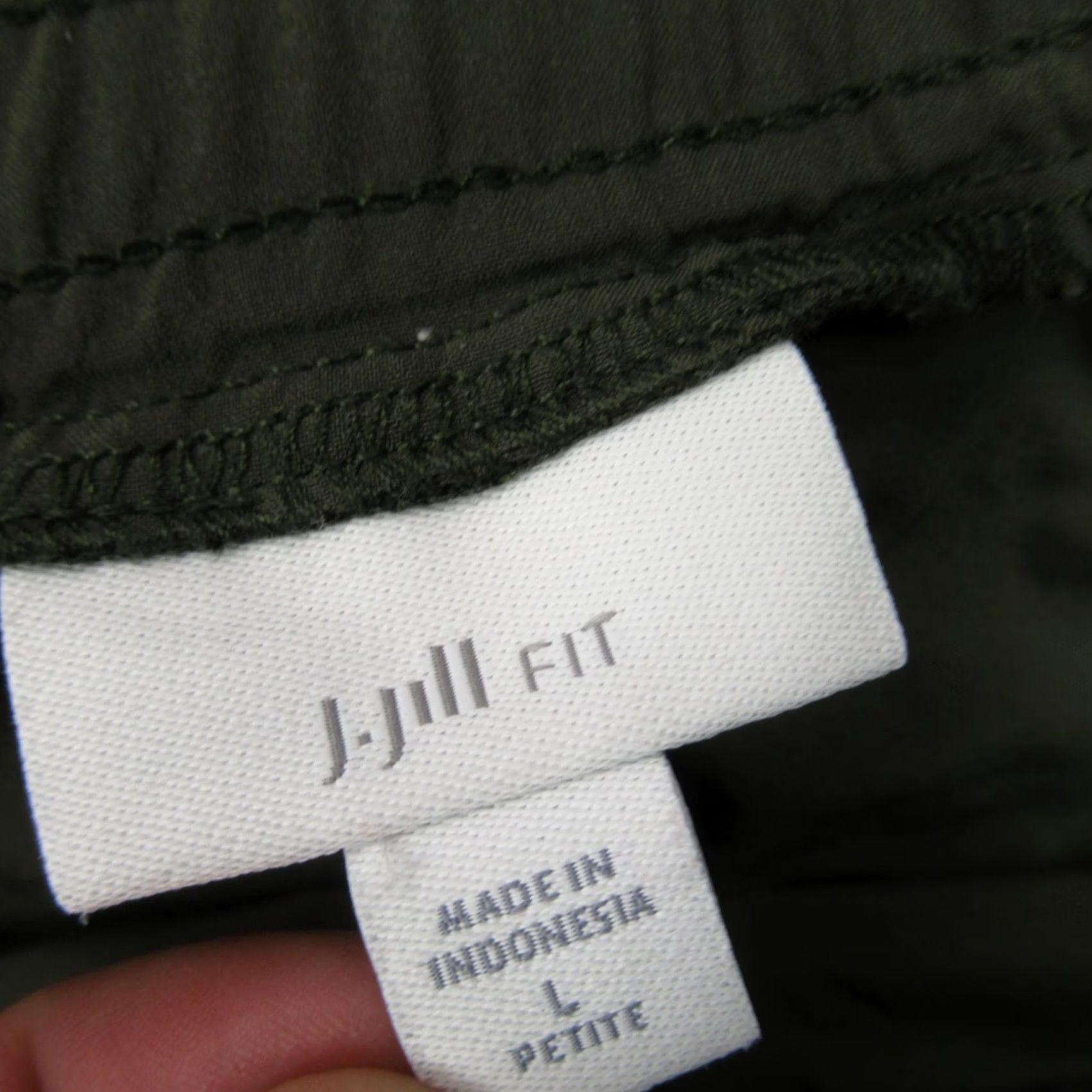 J. Jill J Jill Shorts Womens Large Petite Lightweight Outdoors Chino Pockets Brown Size 36" / US 14 / IT 50 - 3 Thumbnail