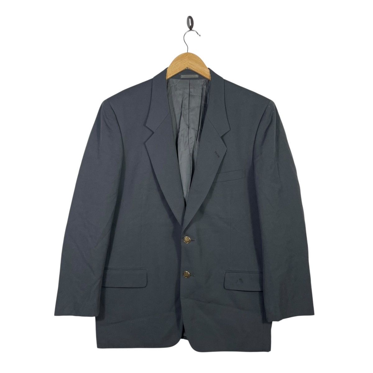 Christian Dior Monsieur Christian Dior Monsieur Vintage Navy Wool Blend Tailored Size 40R - 1 Thumbnail