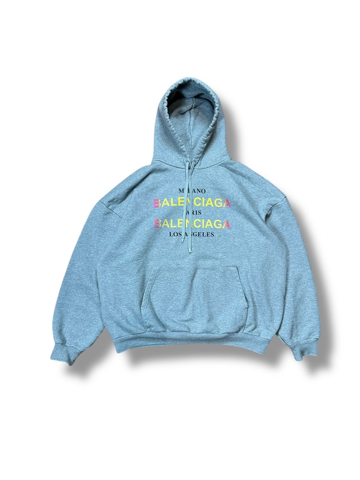 Hooded Sweatshirt Balenciaga Hoodie Herren Rainbow Balenciaga