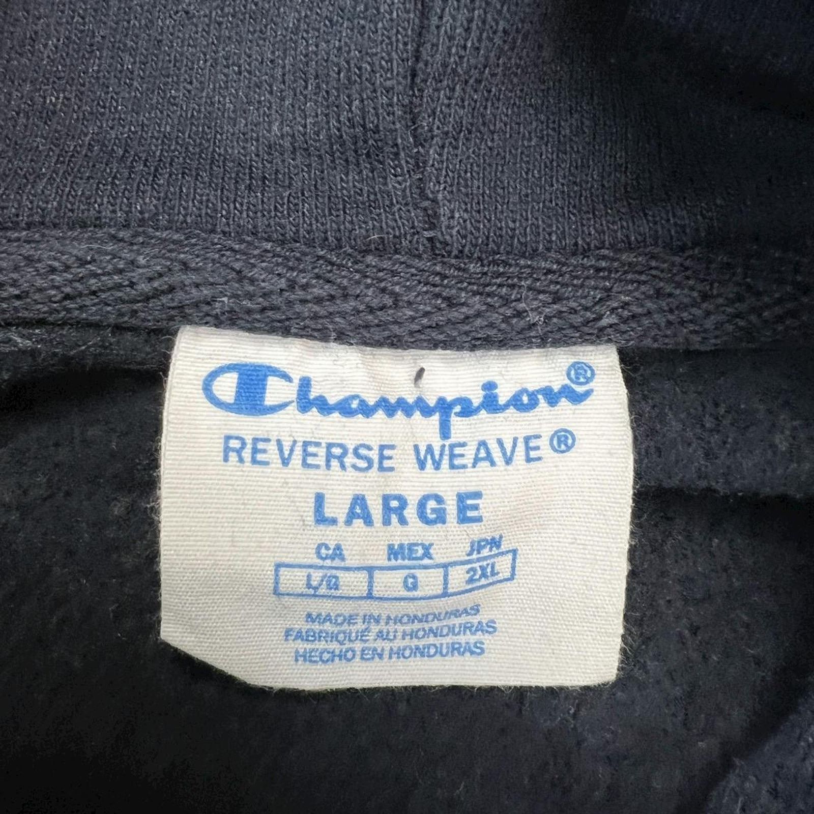 Champion × Vintage Champion Hoodie Medium Reverse Weave Script Hood Sweatshirt Size M / US 6-8 / IT 42-44 - 5 Thumbnail