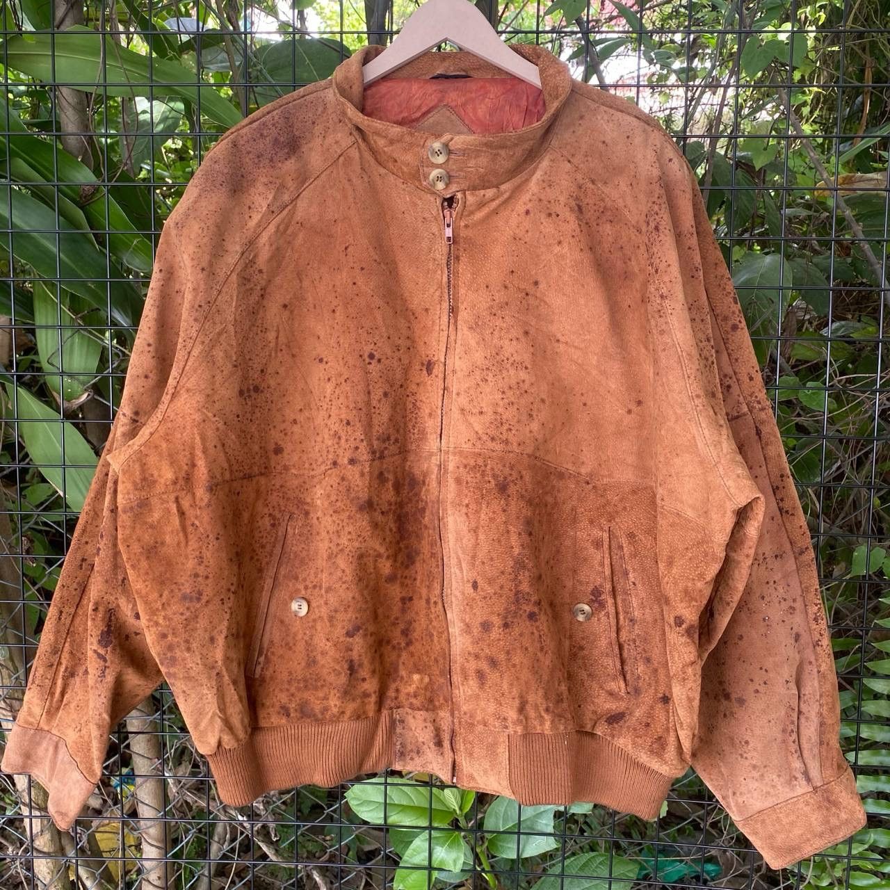 Genuine Leather × Vintage J.McGriffin Zipper Genuine Leather Jacket Size US XL / EU 56 / 4 - 2 Thumbnail