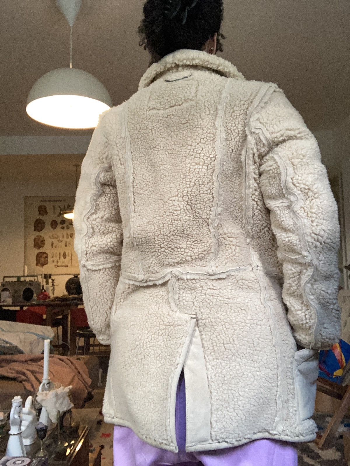 H&M × Maison Margiela H&M Margiela suede and faux Sherpa coat Size US S / EU 44-46 / 1 - 4 Thumbnail