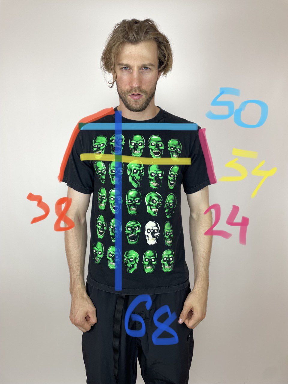 Other Rock Eagle Vintage T-shirt Skulls print Mens size L Size US L / EU 52-54 / 3 - 10 Thumbnail