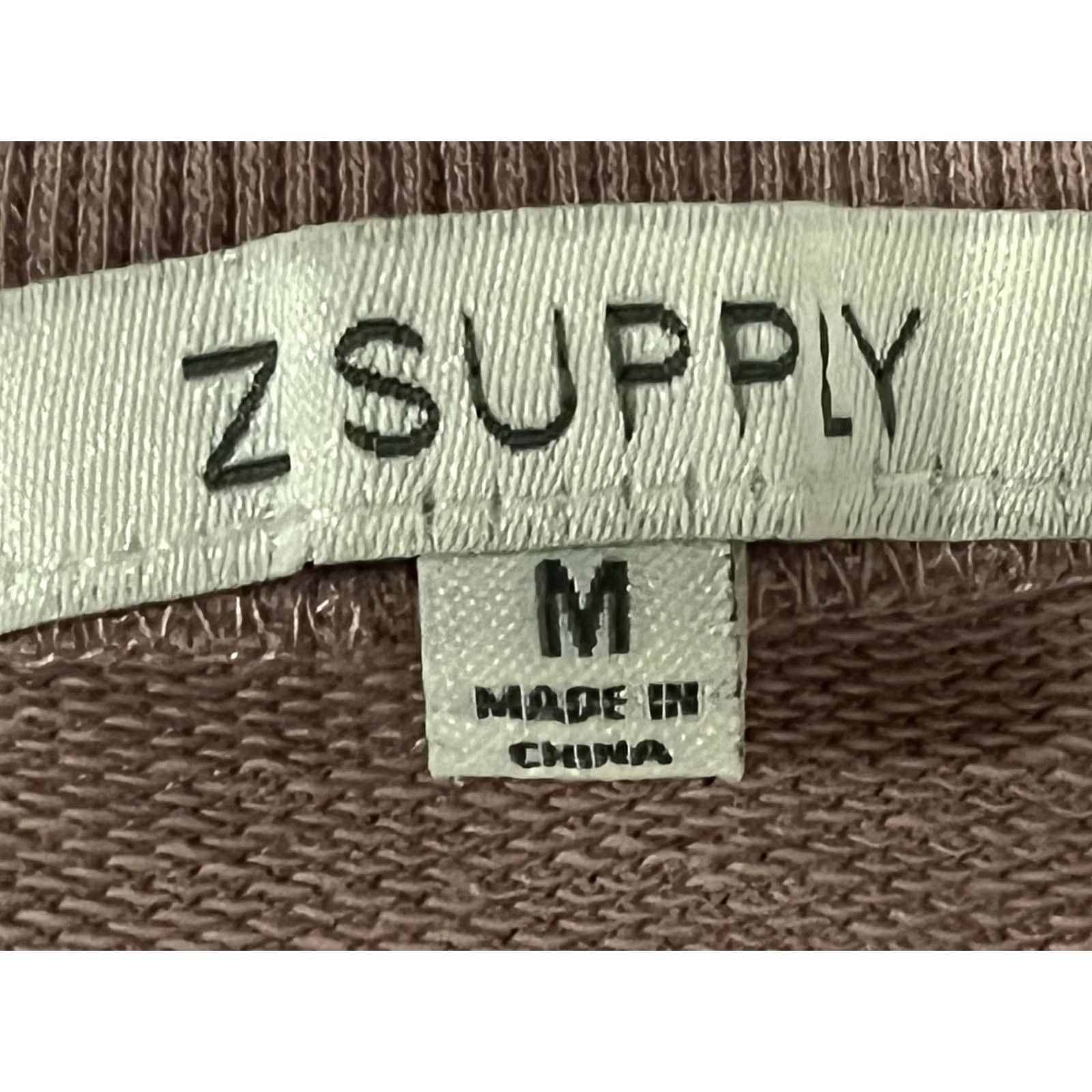 Z Supply Z Supply Womens Pink Relaxed Crewneck Sweatshirt Medium Pullover Comfort All Seasons Casual Lightweight Cotton Blend Oversized Crew Neck Front Size M / US 6-8 / IT 42-44 - 6 Thumbnail