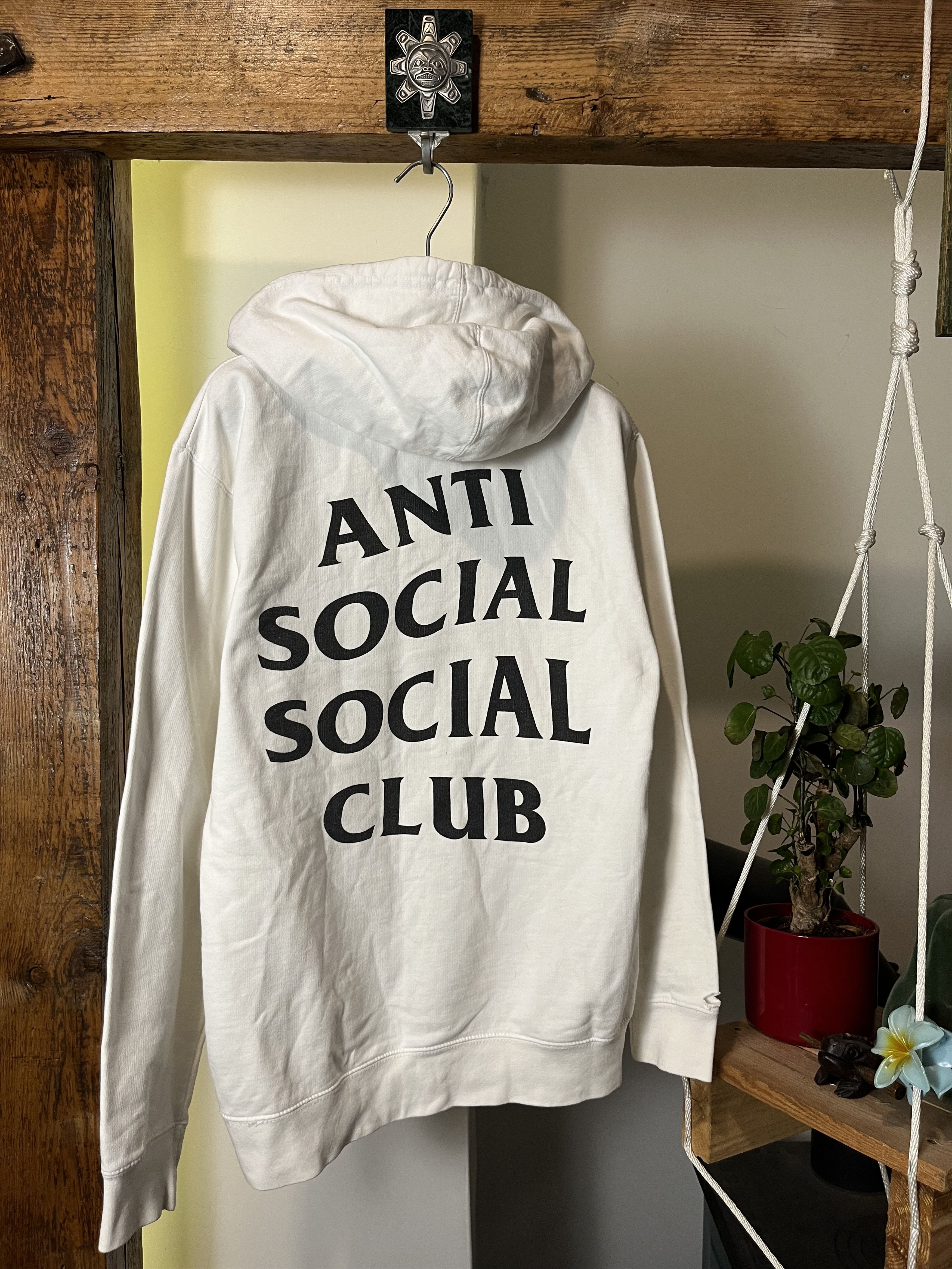 Anti Social Social Club ASSC Classic Logo White Hoodie