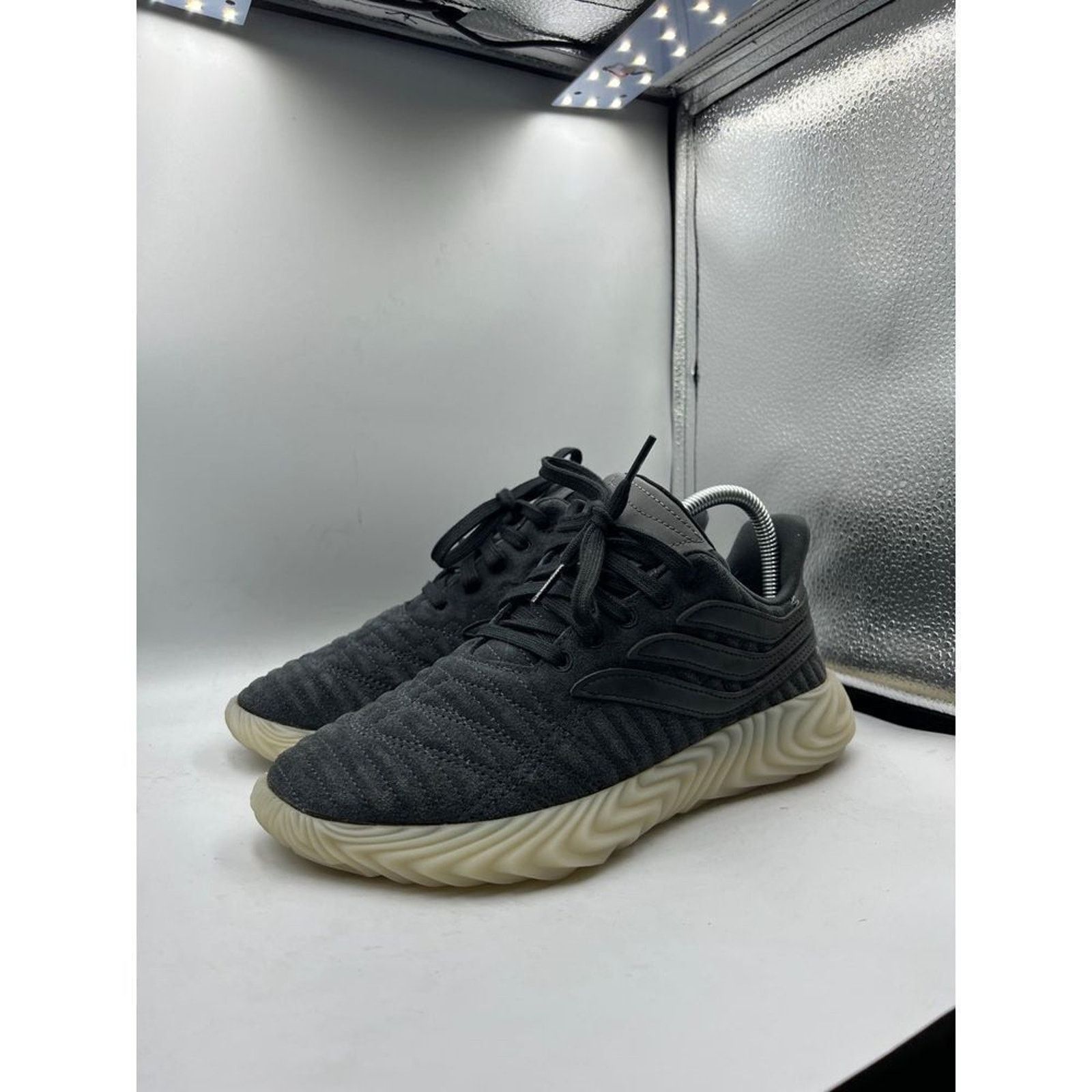 Adidas Adidas sobakov black running sneakers shoes size 6 wmns 7.5 Size US 7.5 / IT 37.5 - 2 Thumbnail