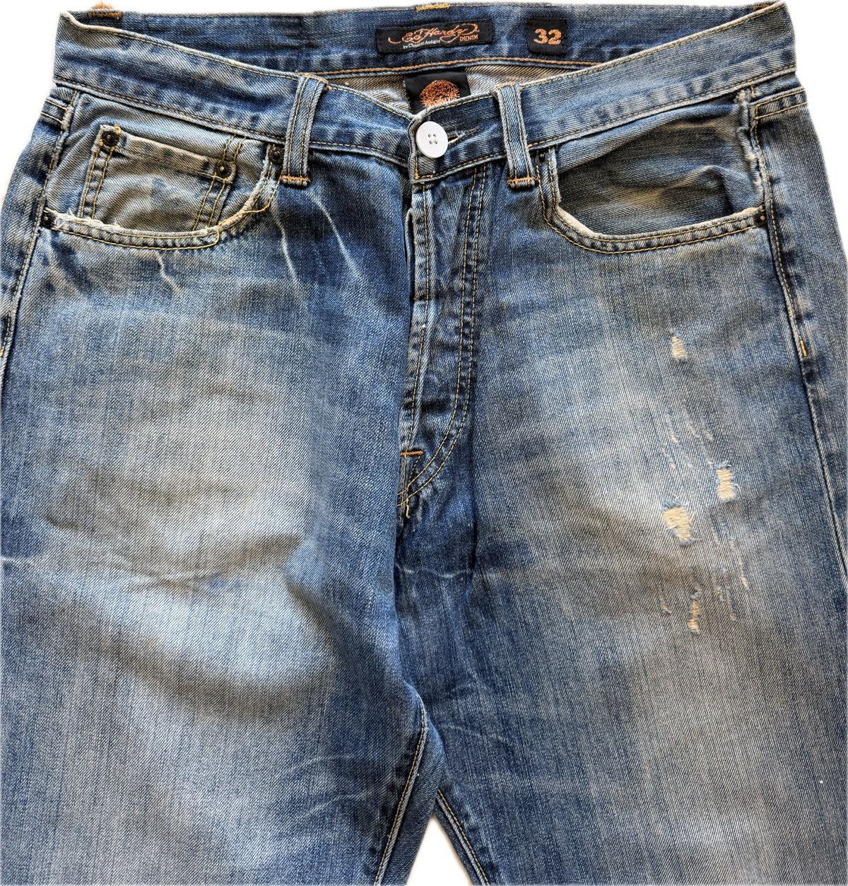 Ed Hardy Vintage Spelled Out Ed Hardy Jeans Size US 32 / EU 48 - 3 Thumbnail