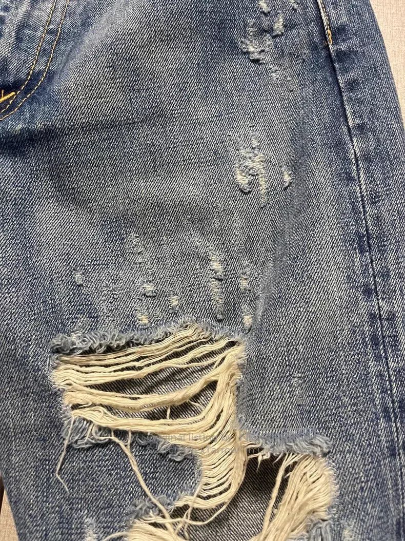 Junya Watanabe Junya Watanabe size S Top-Tier Destroyed Denim Jeans Size US 27 - 5 Thumbnail