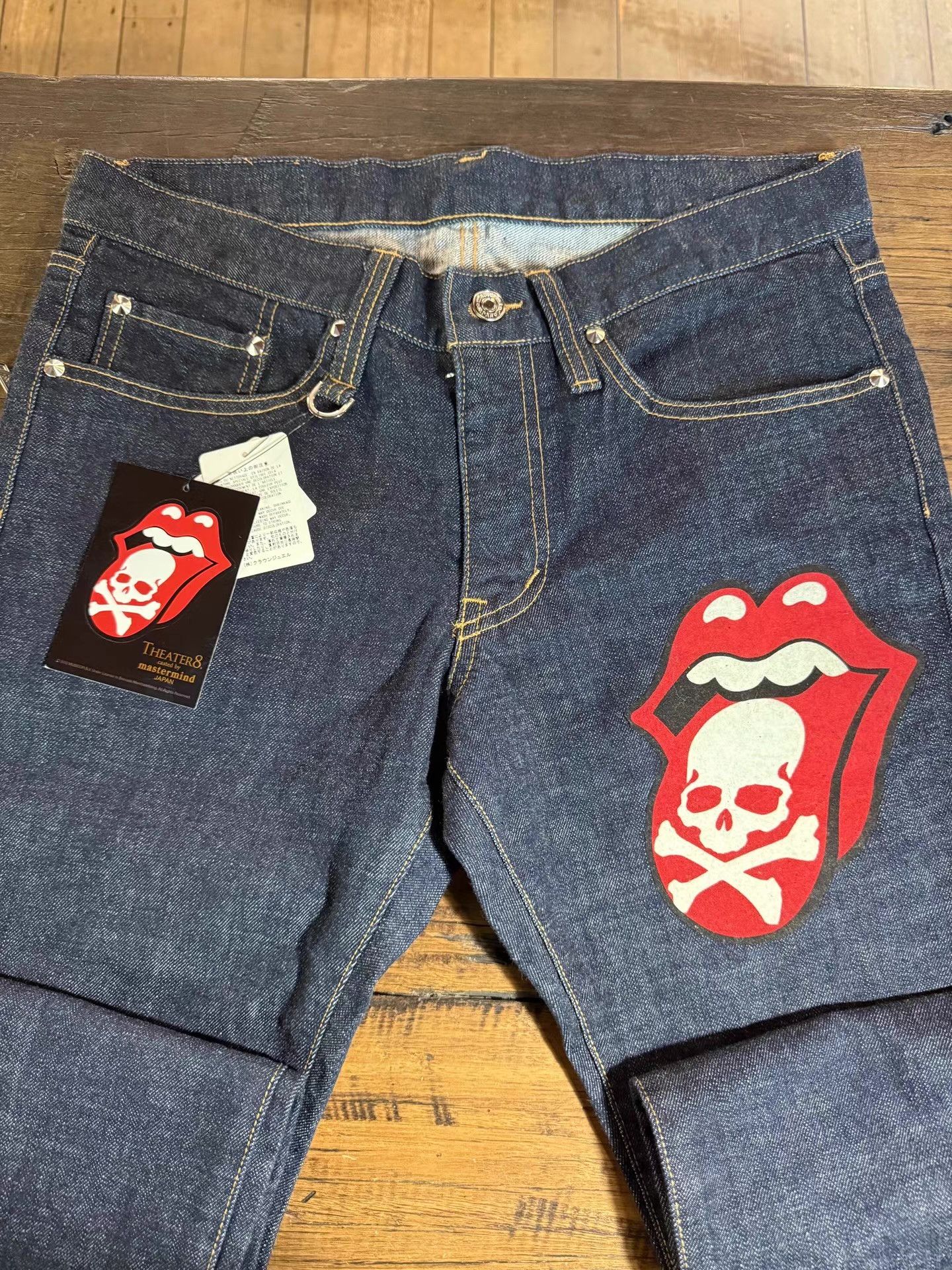 Mastermind Japan MMJ, Mastermind Japan one wash denim jeans。Ｑ25 Size US 34 / EU 50 - 2 Thumbnail