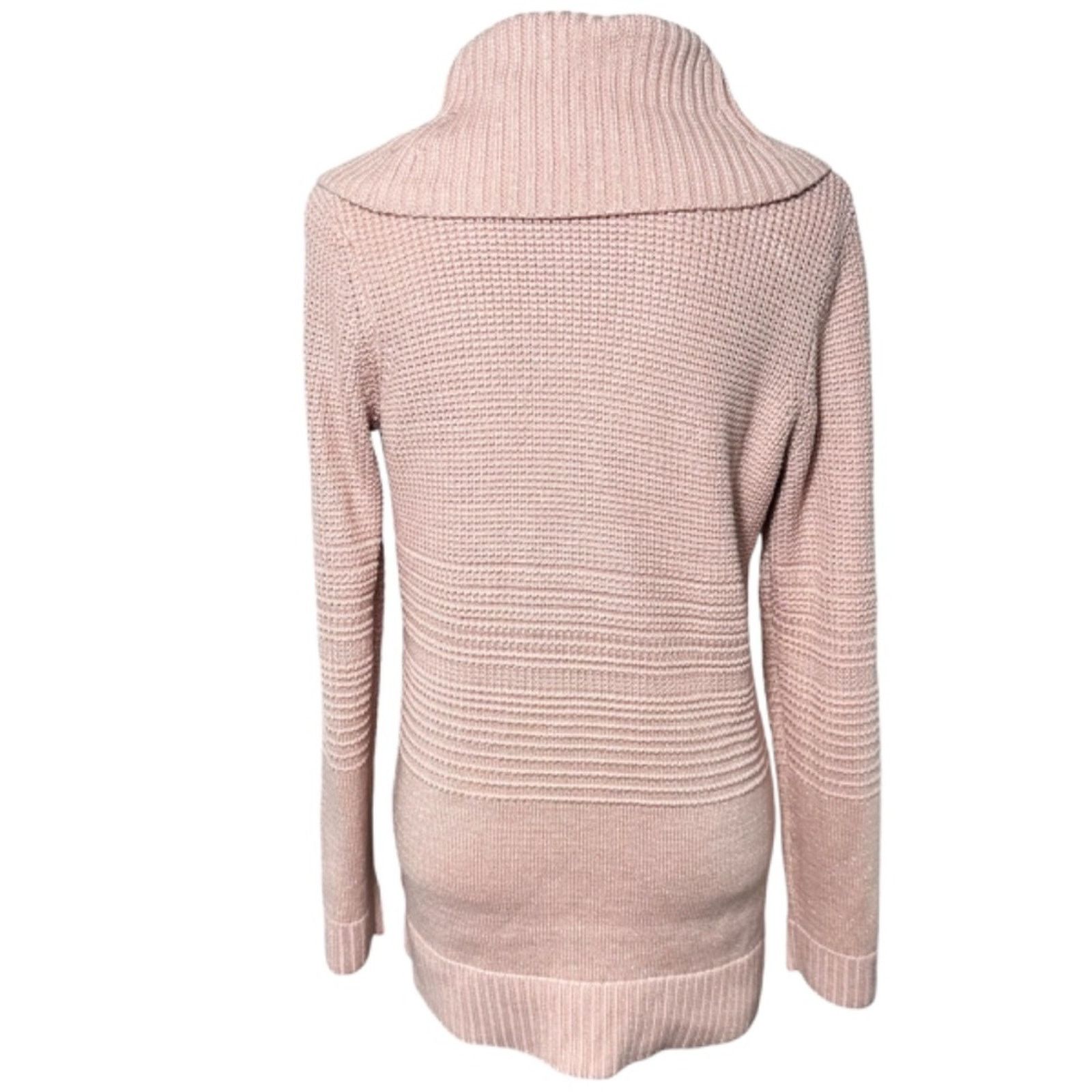 Calvin Klein Calvin Klein Women's Pink Cowl Neck Sweater, Size Small Size S / US 4 / IT 40 - 4 Thumbnail