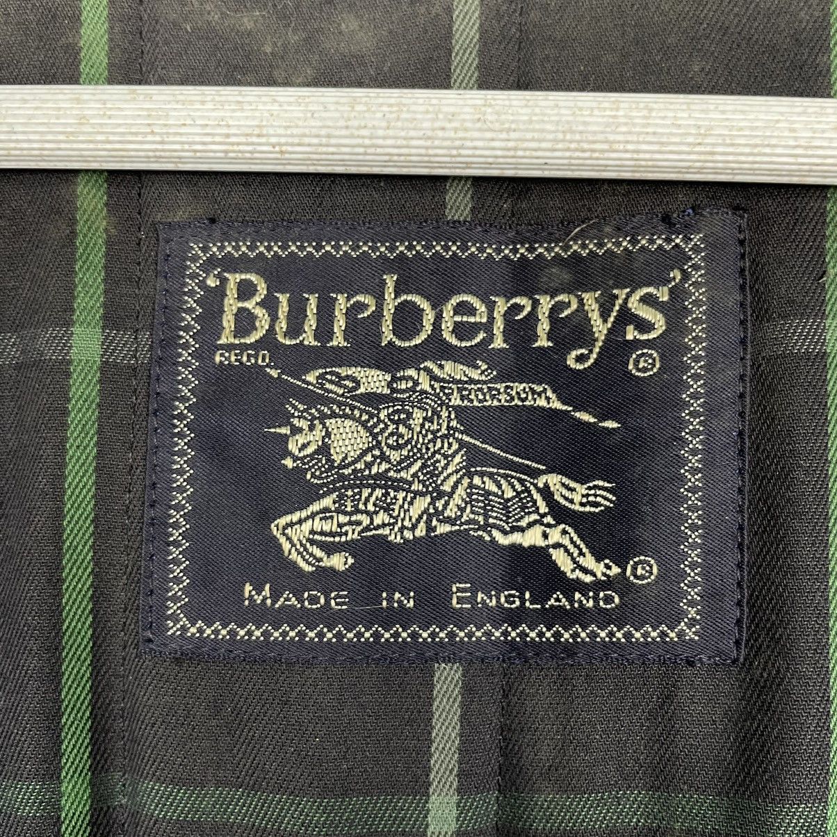Burberry × Burberry Prorsum 💥80s BURBERRYS PRORSUMS GREEN COTTON JACKET Size US L / EU 52-54 / 3 - 12 Thumbnail
