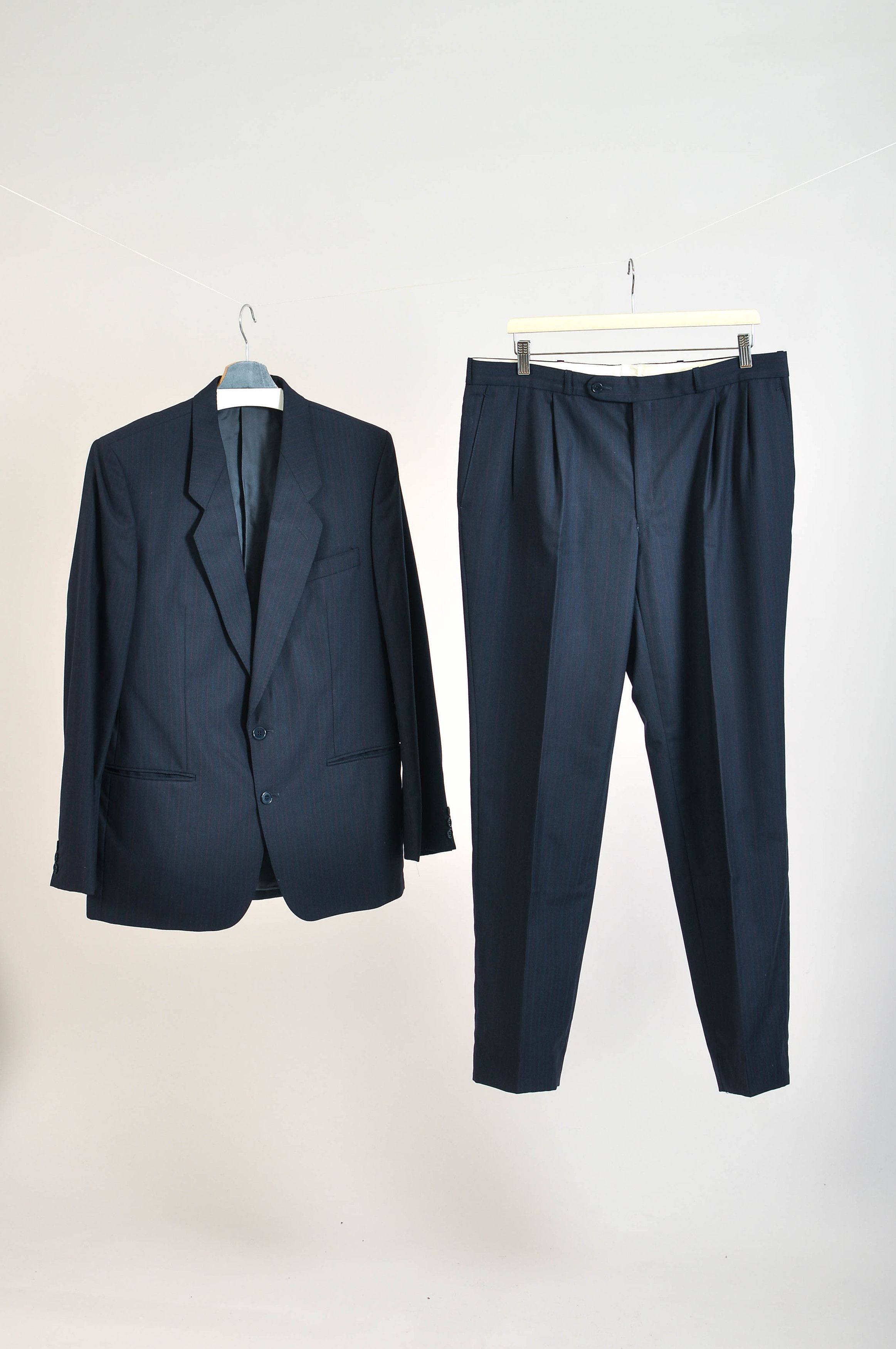 Other Dark blue, striped suit Size 44R - 1 Thumbnail