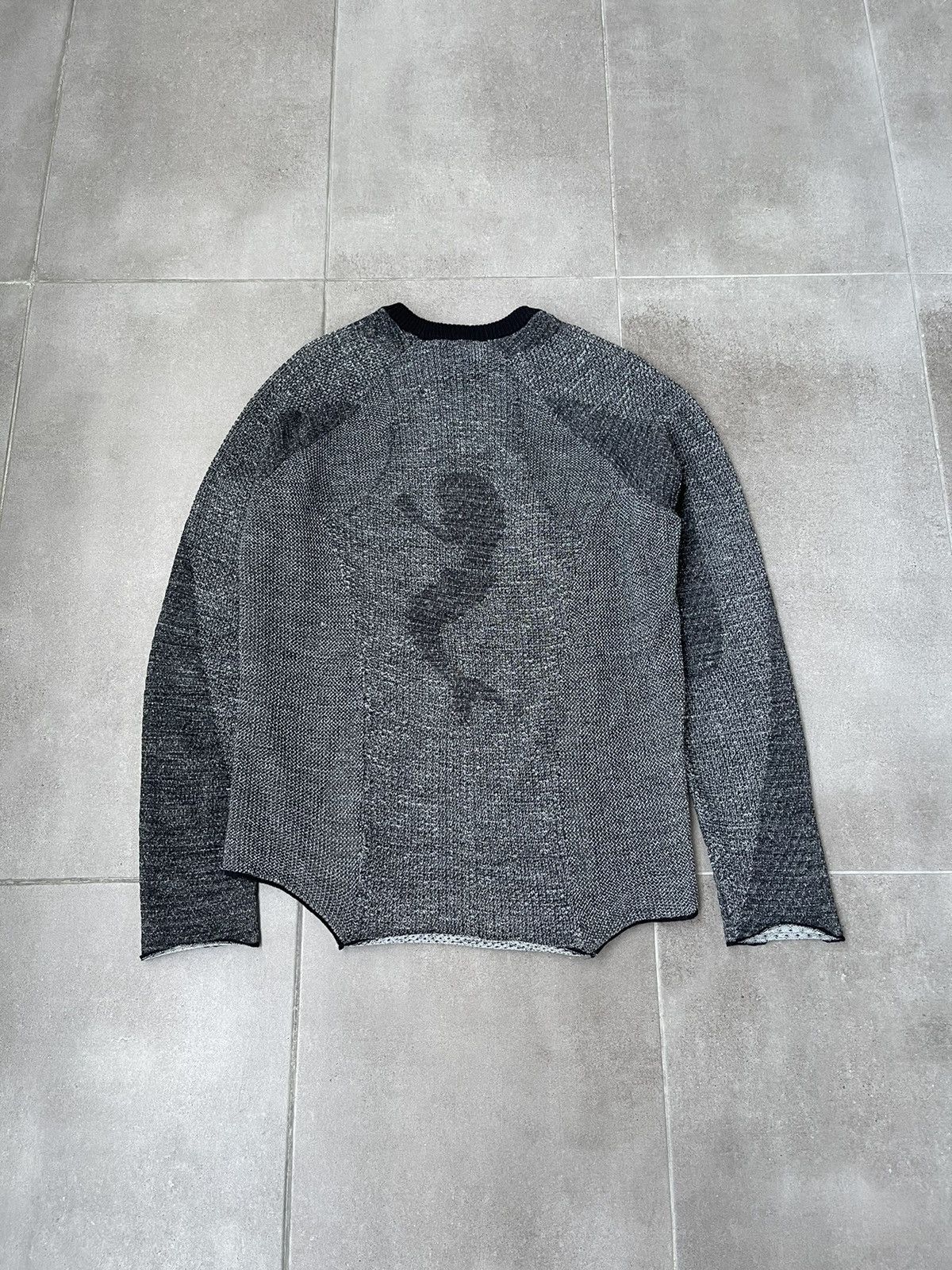 Saul Nash !DS! SS23 Saul Nash High Neck Compression Grey Wool Jumper Size US L / EU 52-54 / 3 - 14 Thumbnail